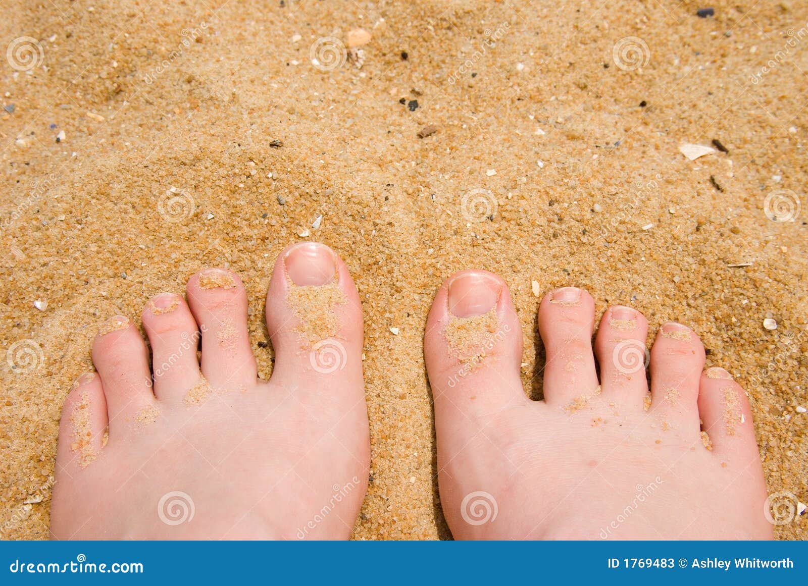 Sand Between My Toes Stock Photos Image