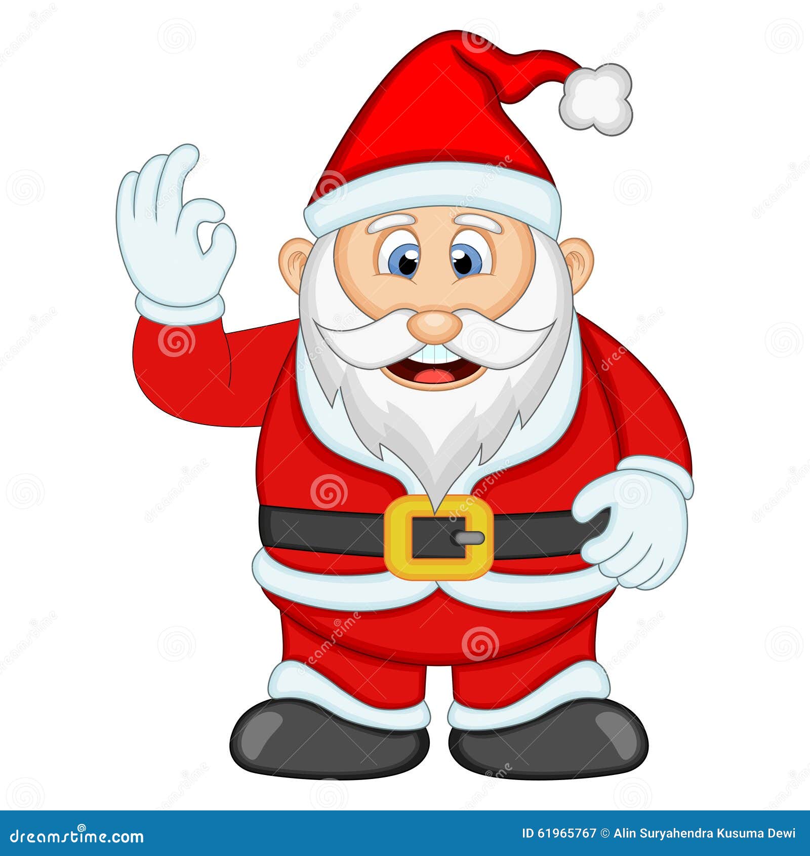 Santa Claus Cartoon For Your Design Vector Illustration Stock Vector