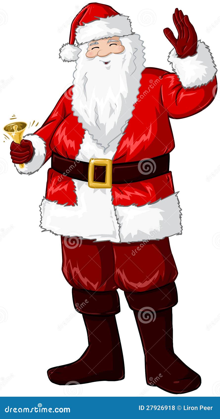 santa waving clipart - photo #7