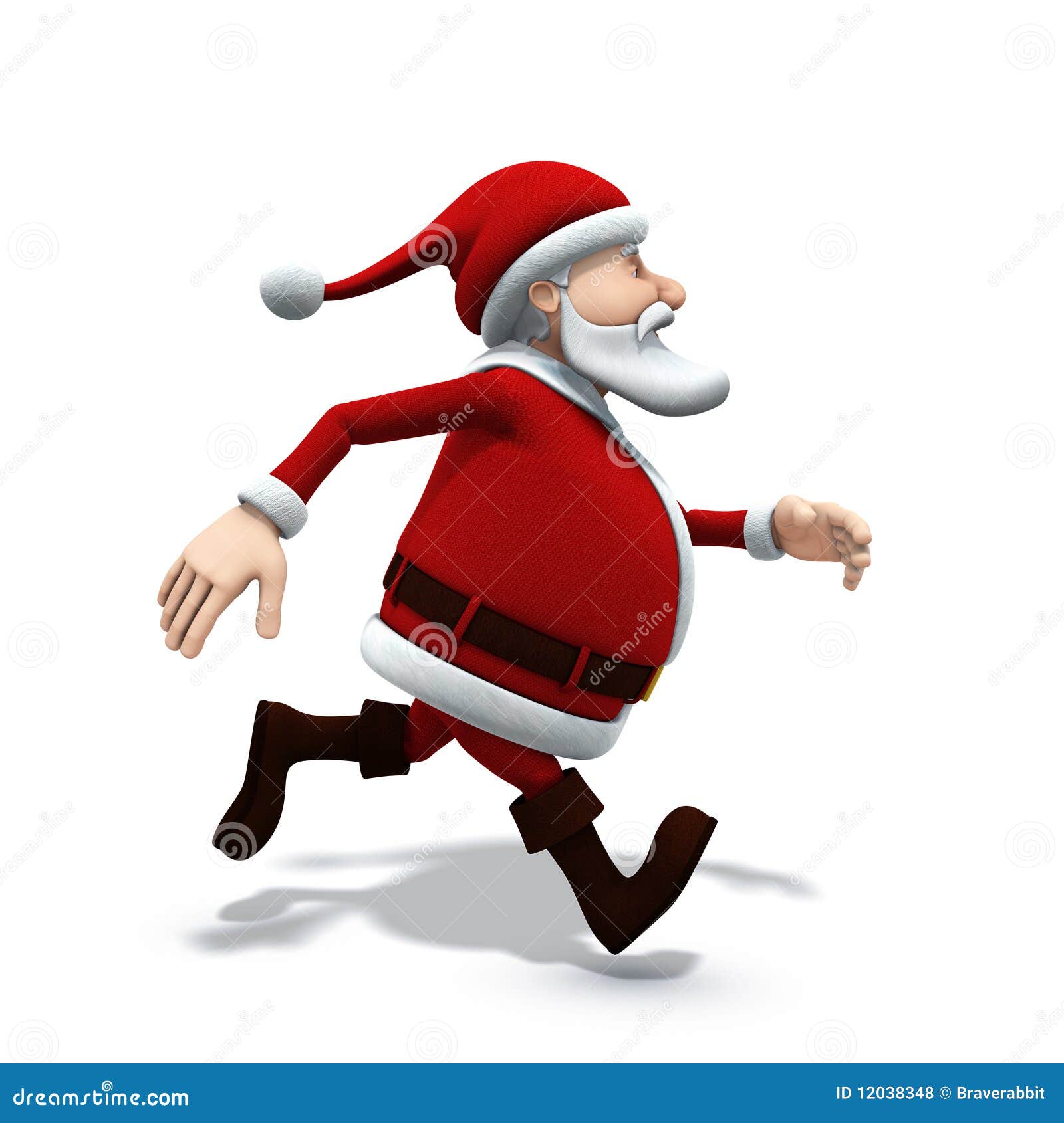 santa exercising clipart - photo #42