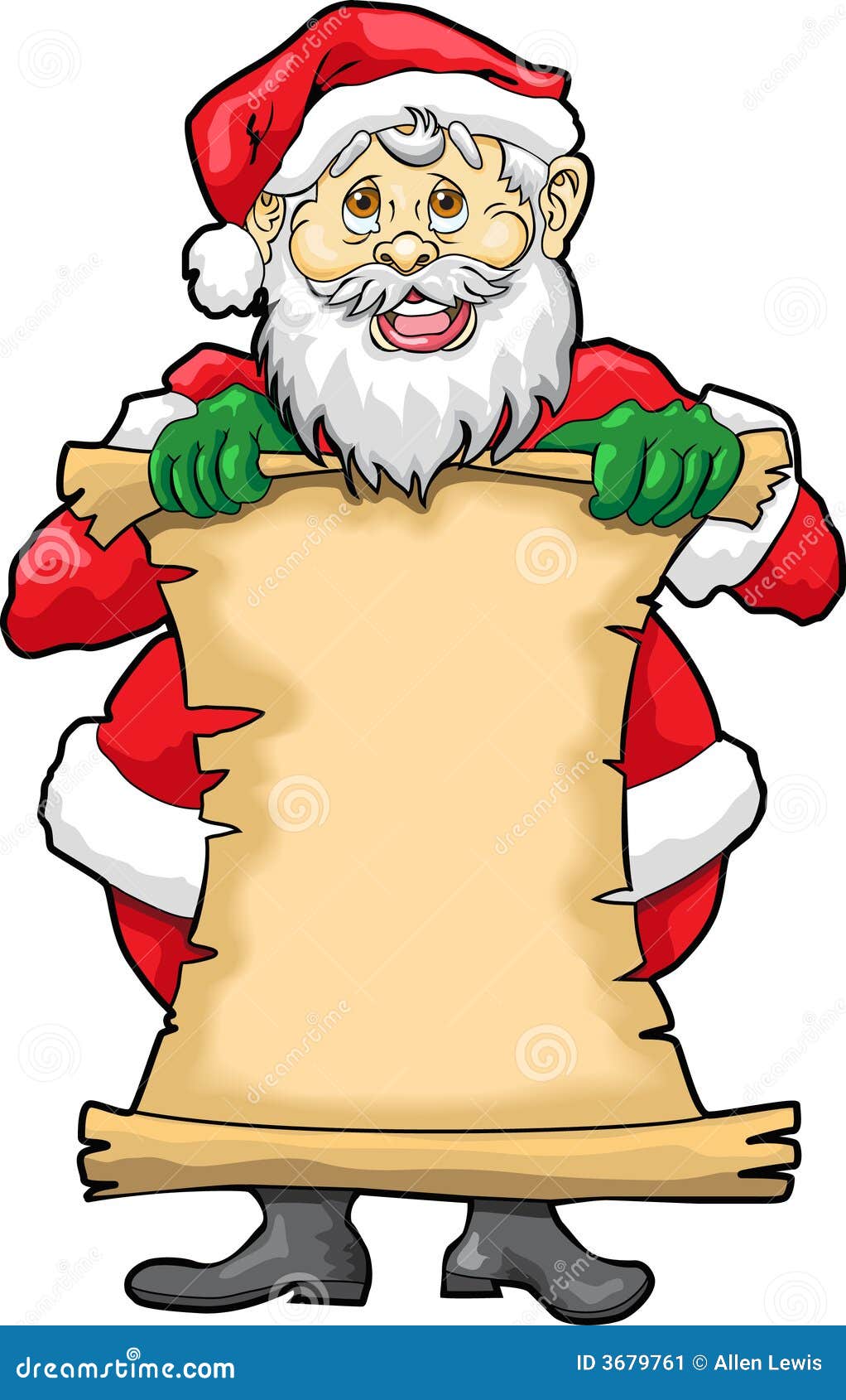 santa-s-blank-list-stock-image-image-3679761