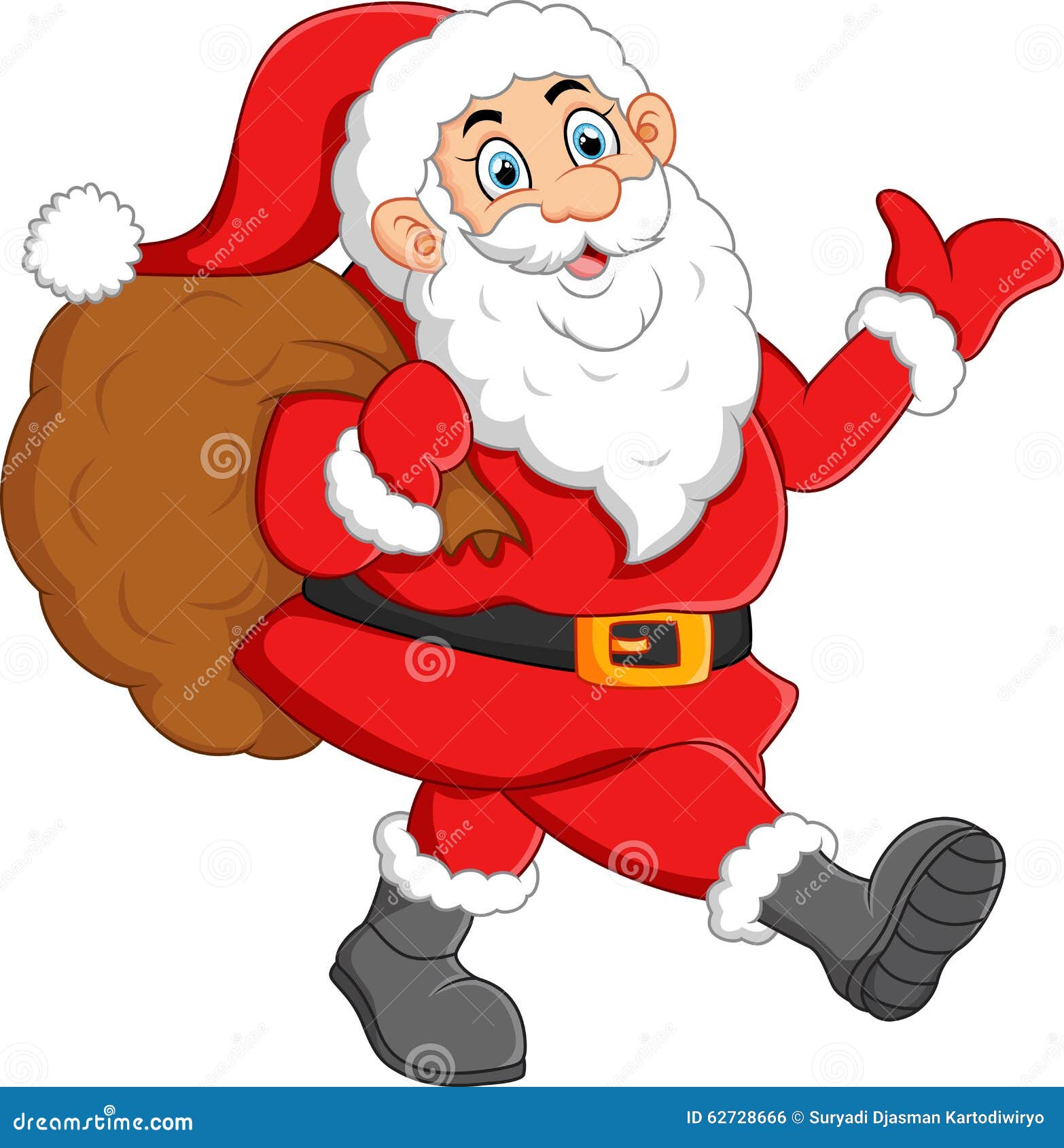 santa waving clipart - photo #30