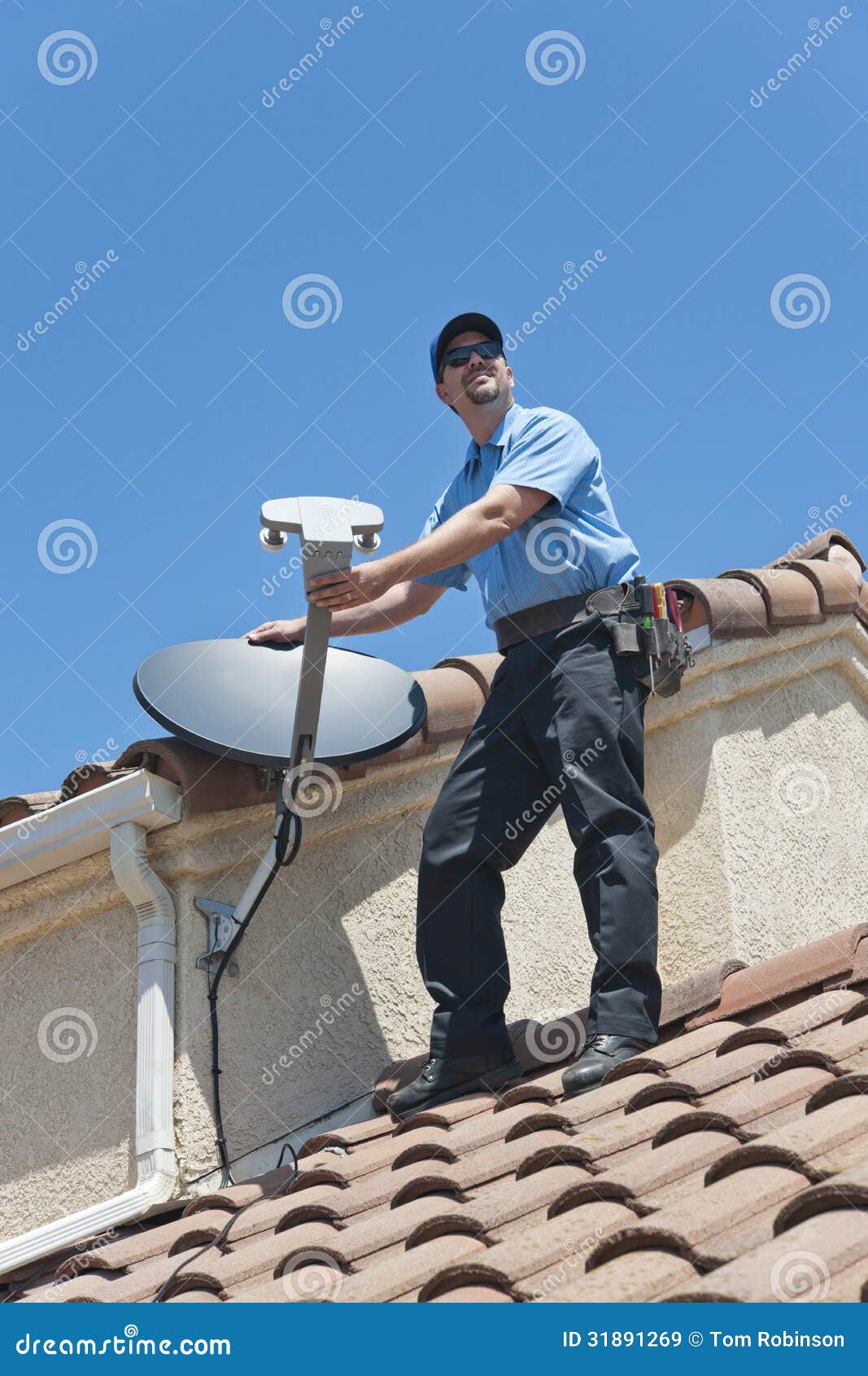How To Install Satellite Dish On Roof