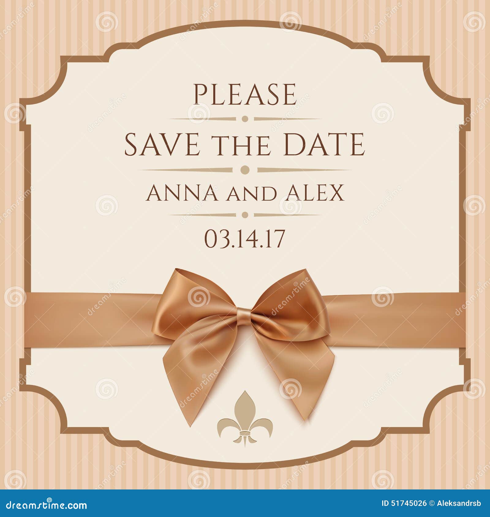 Save the date wedding invitation cards