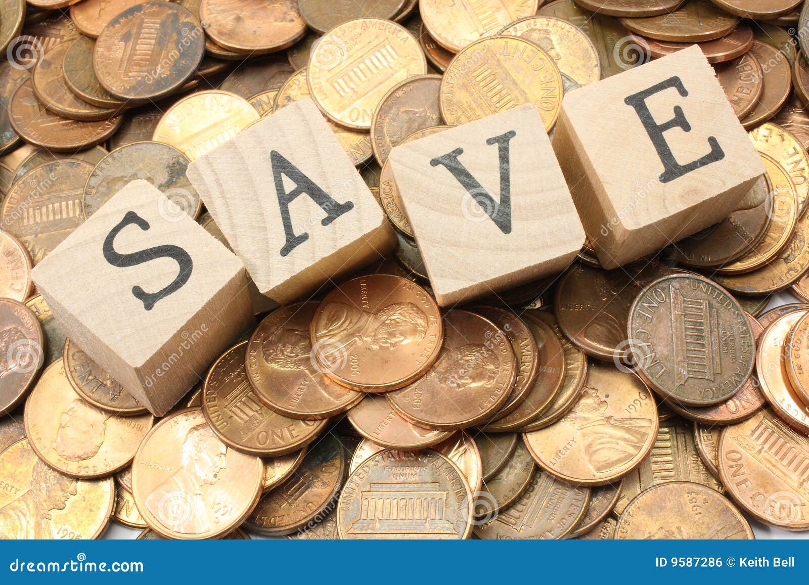Save Pennies Royalty Free Stock Image Image 9587286
