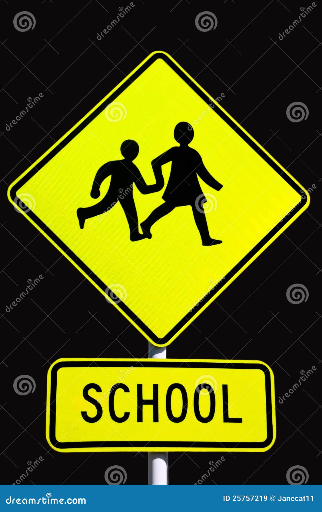 School Traffic Sign Royalty Free Stock Images - Image: 25757219