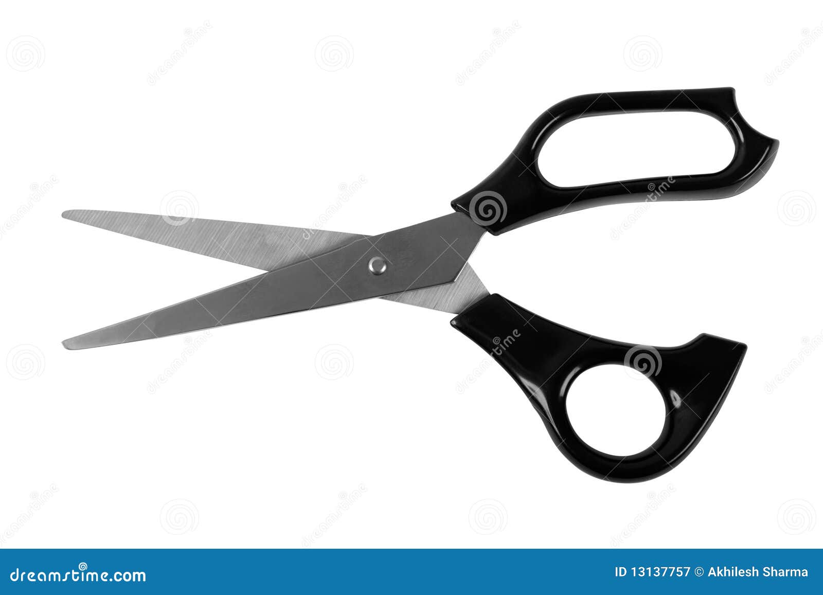 Scissors On White Background Royalty Free Stock Photography - Image