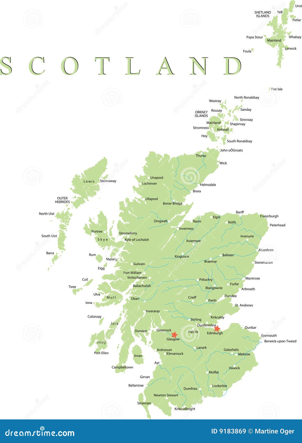 clipart map of scotland - photo #27