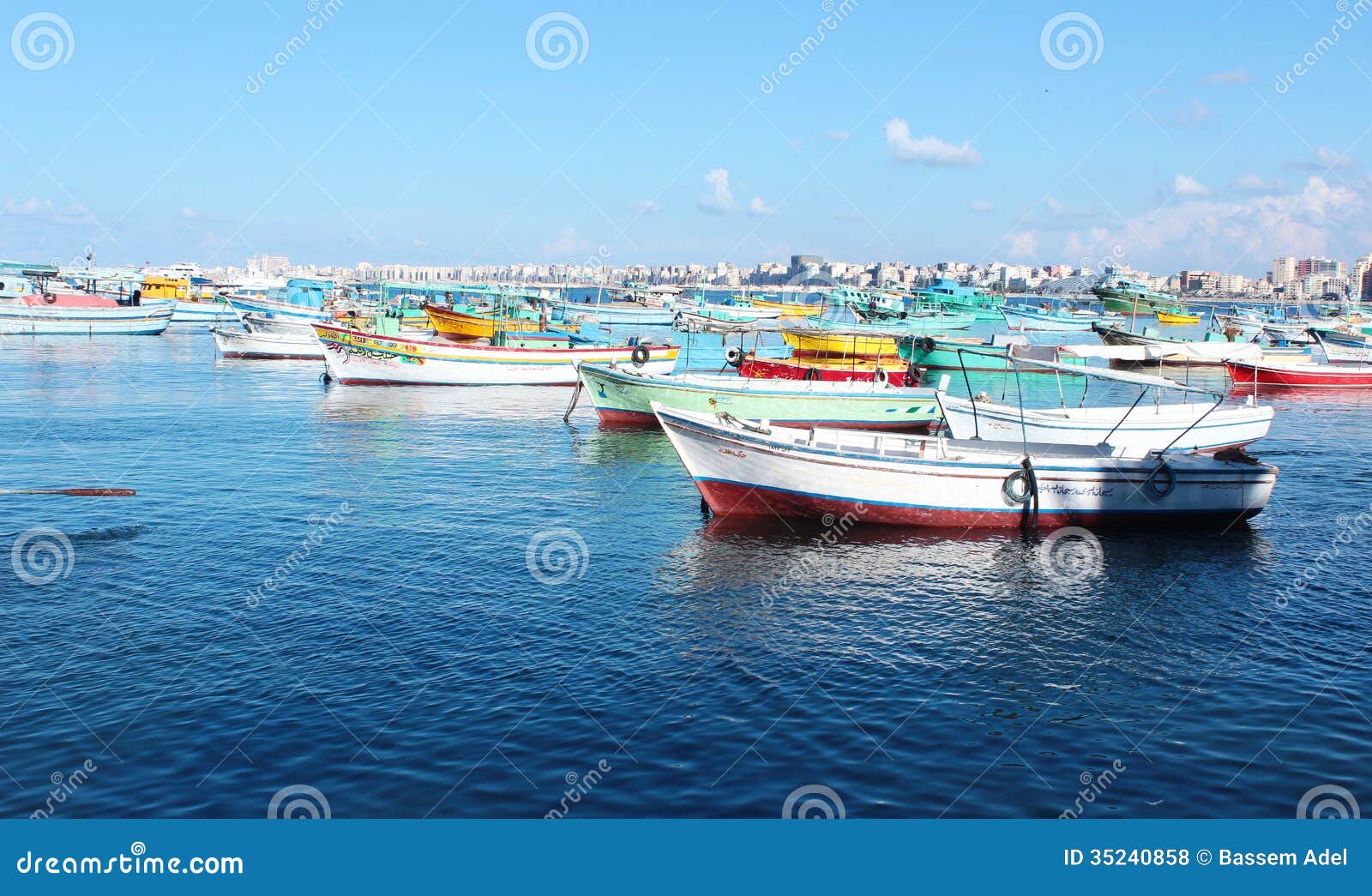 Sea View &amp; Fishing Boat Royalty Free Stock Photos - Image ...