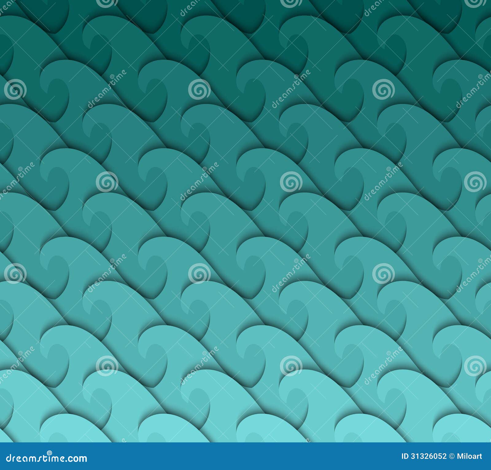 Seamless Wave Pattern Vector