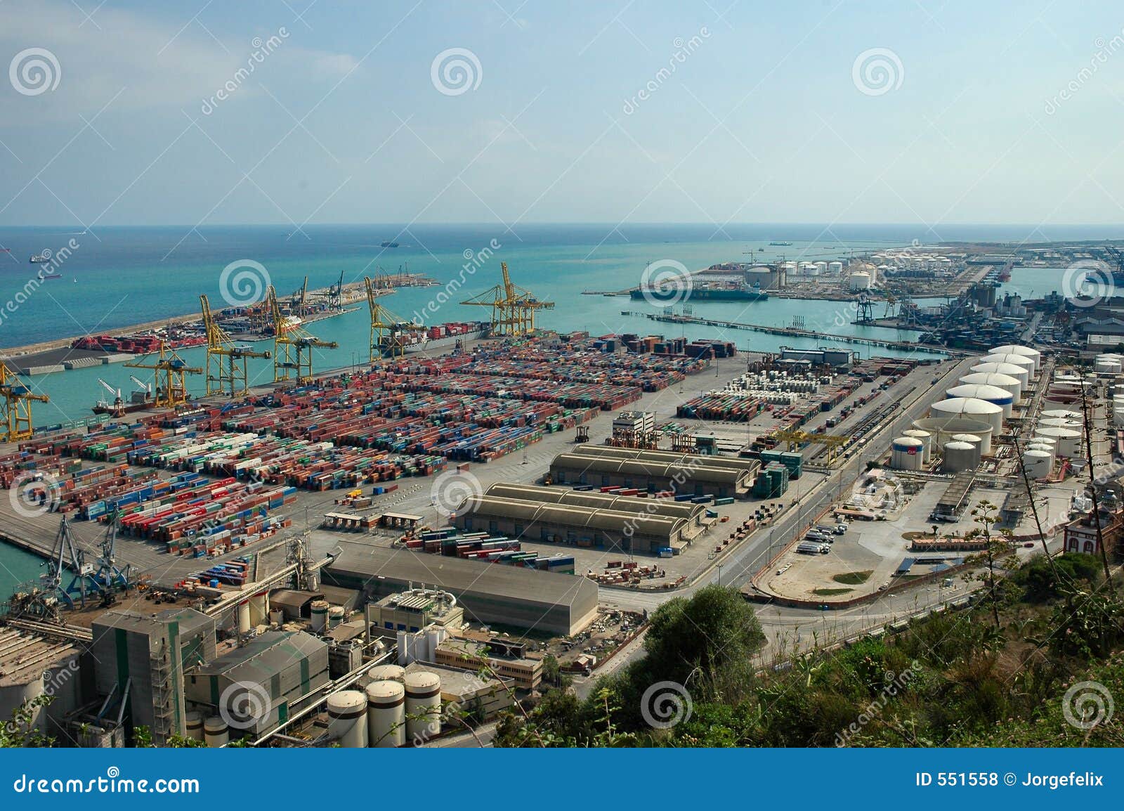 Seaport Royalty Free Stock Photos - Image: 551558