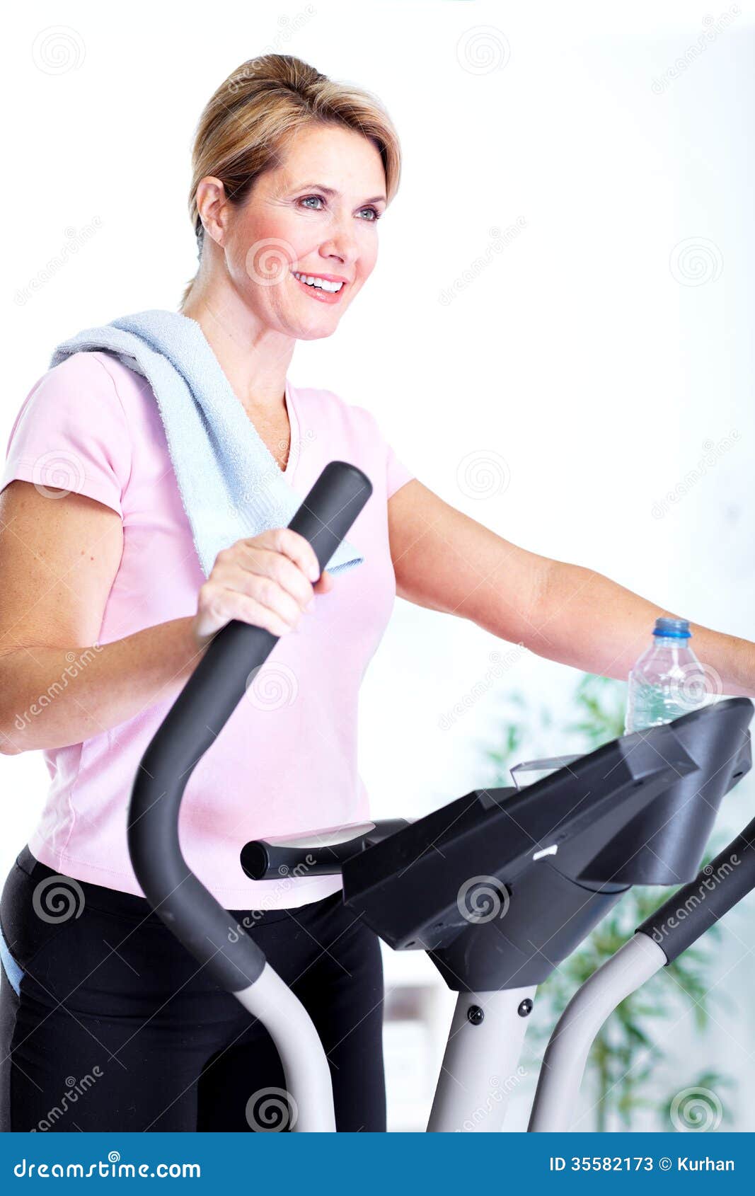 Senior Woman Doing Exercise. Stock Photos - Image: 35582173