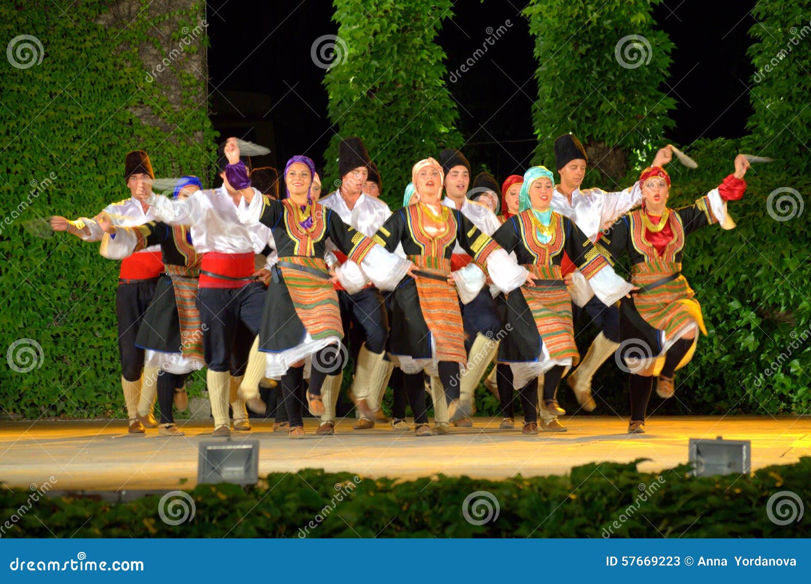 Serbian Dance Group Editorial Stock Photo - Image: 57669223