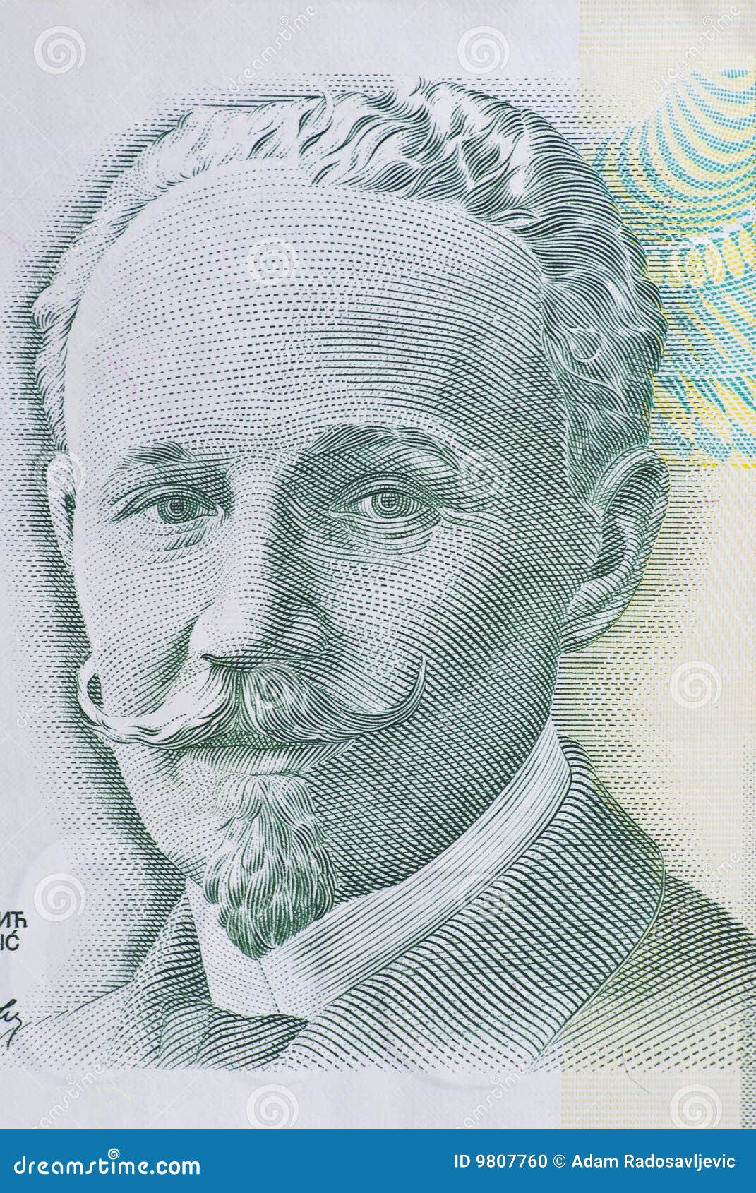 Bill fünf tausend Dinare, Portrait von <b>Slobodan Jovanovic</b>. - serbisches-geld-sonderkommando-f%25C3%25BCnf-tausend-dinare-9807760