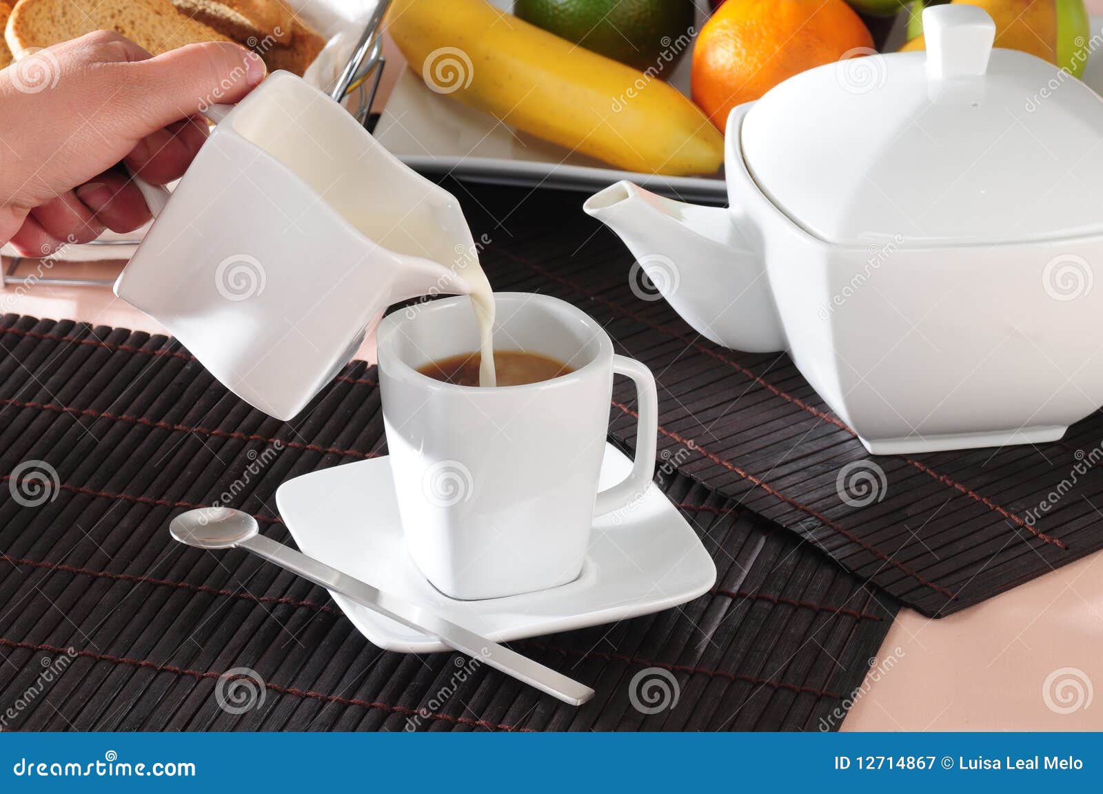 Serving Breakfast. Royalty Free Stock Photography - Image: 12714867