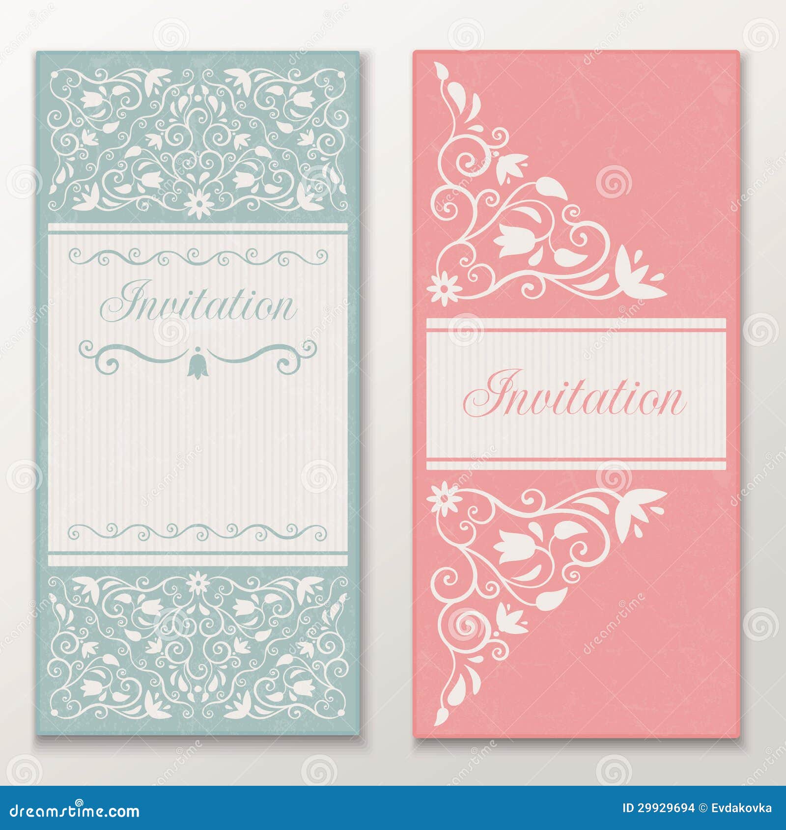 Beautiful wedding invitations