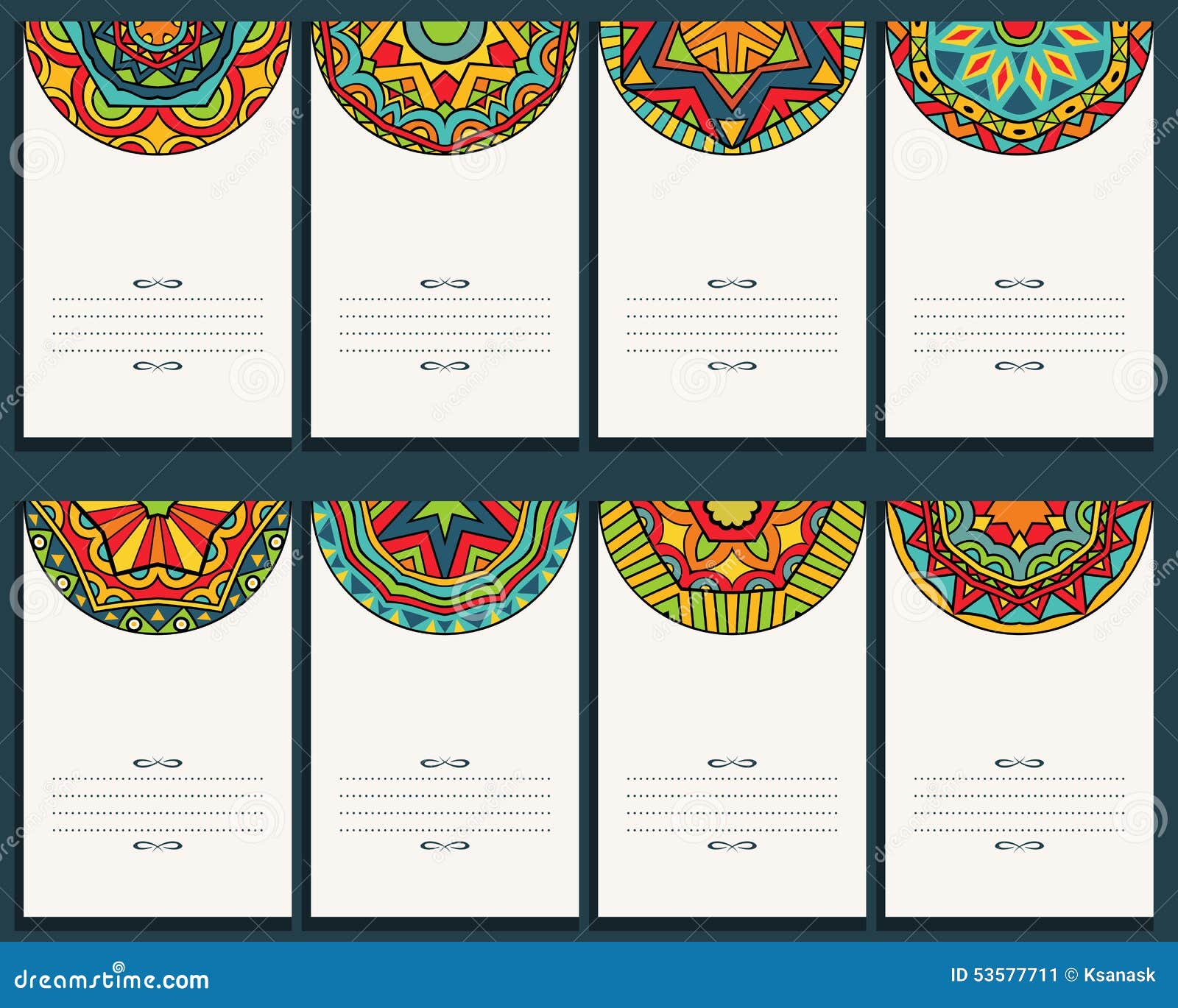 ... Template for greeting card, invitation or poster. (Vector file is EPS8