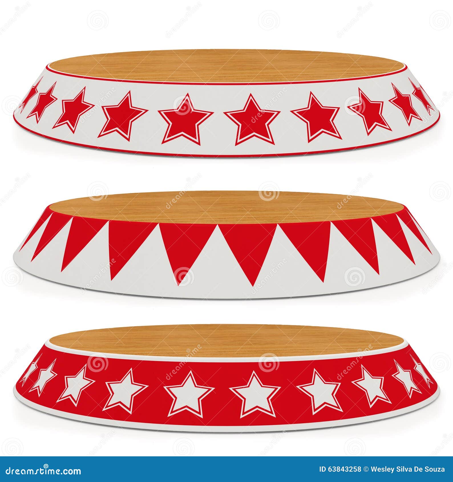 Set Stage Circus - Ring (path Save) Stock Illustration - Image ...