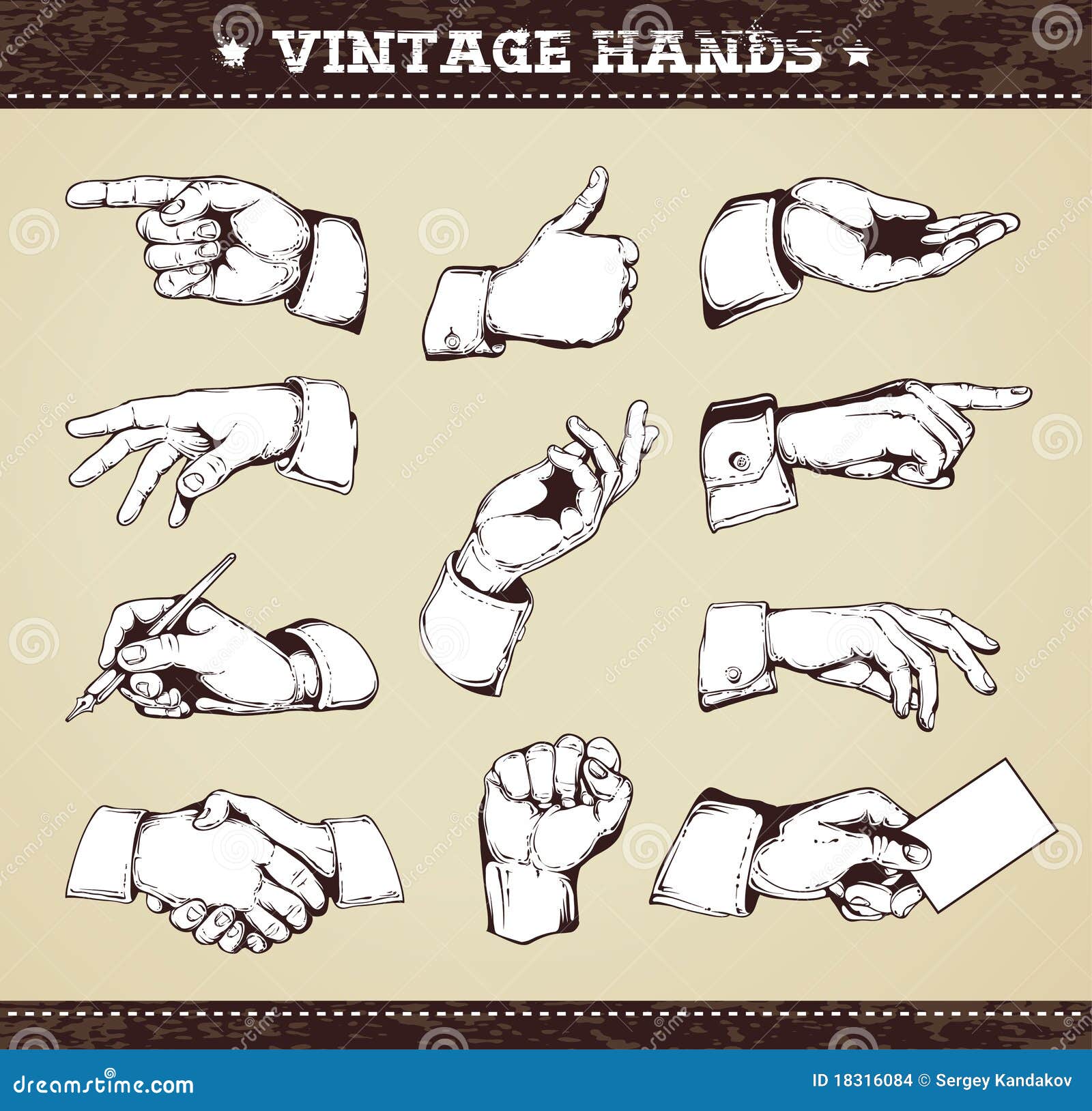 Vintage Hands 110