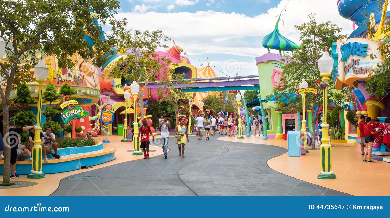 The Seuss Landing Area At Universal Studios Islands Of Adventure