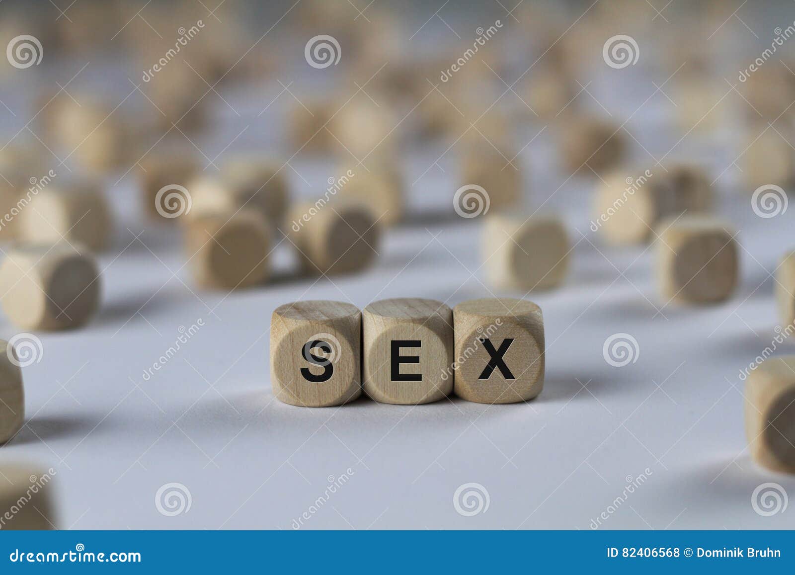 Sexo Cubo Letras Sinal Cubos De Madeira Foto De Stock