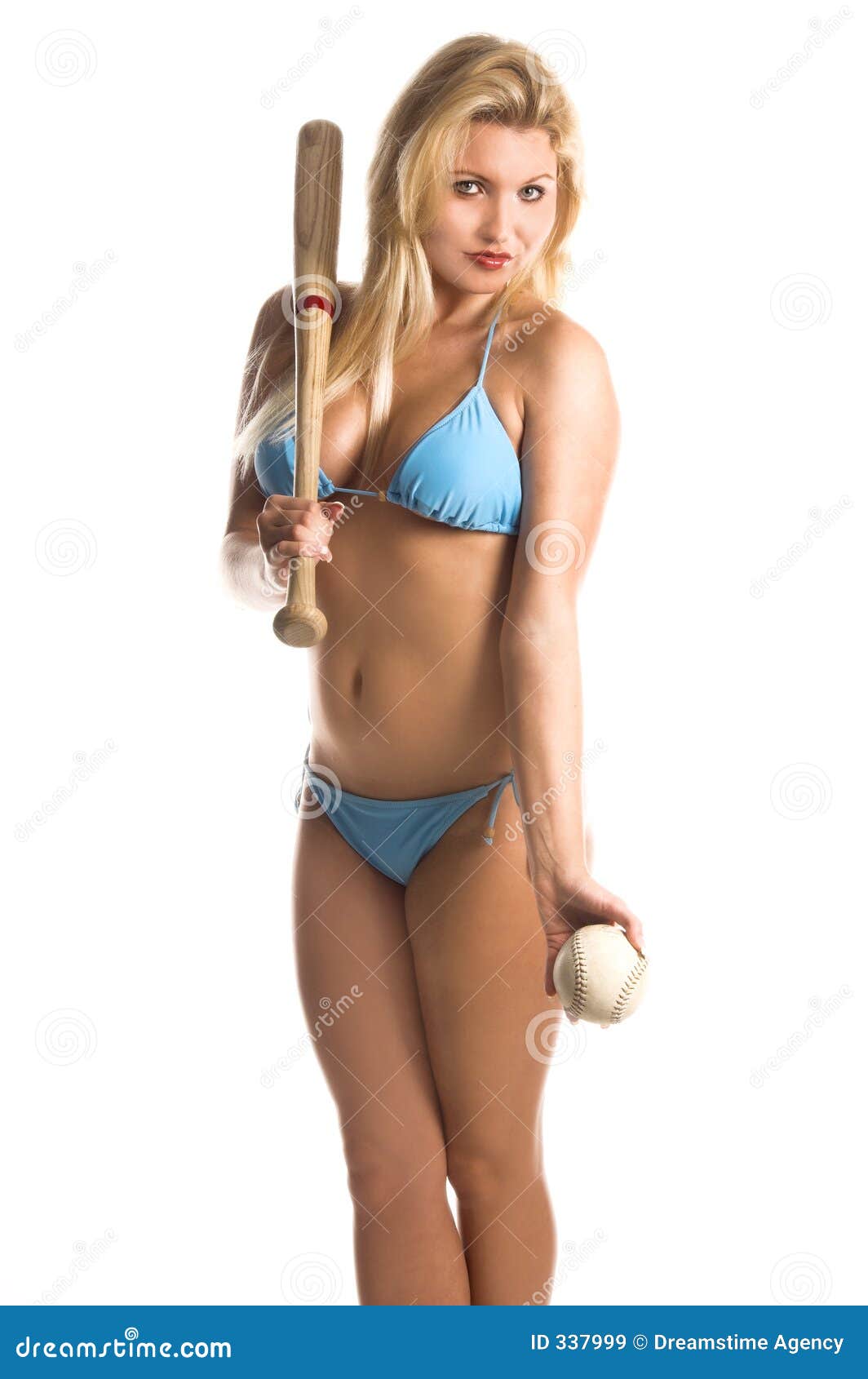 Baseball Girl Stock Image Image Of Long Cacasian White