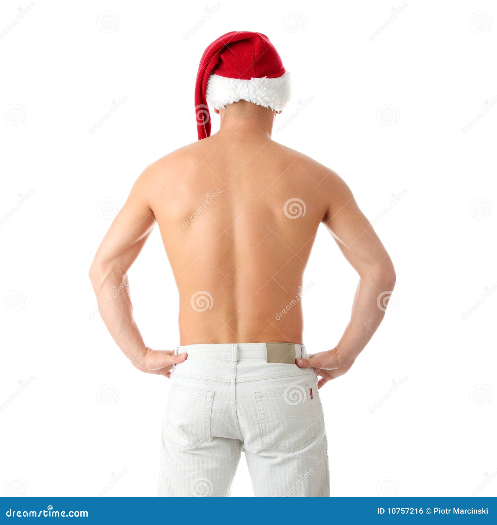 Nude Hot Guys Wearing Santa Hat 8