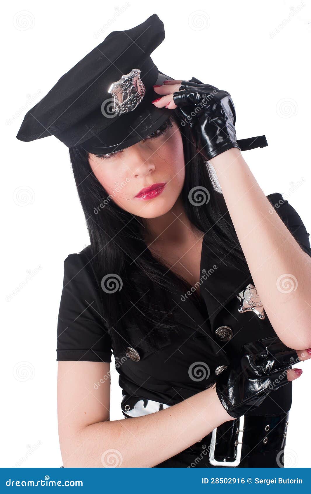 Sexy Police Woman Royalty Free Stock Image Image 28502916