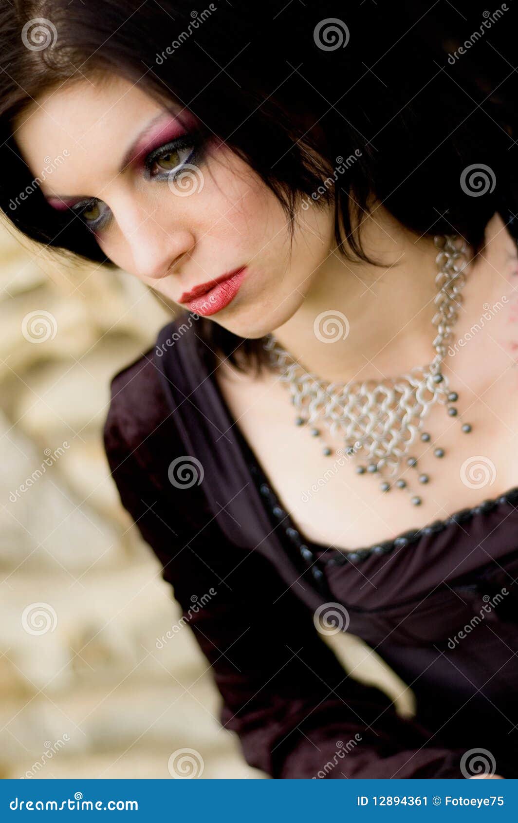 Sexy Vampire Woman Stock Image Image 12894361