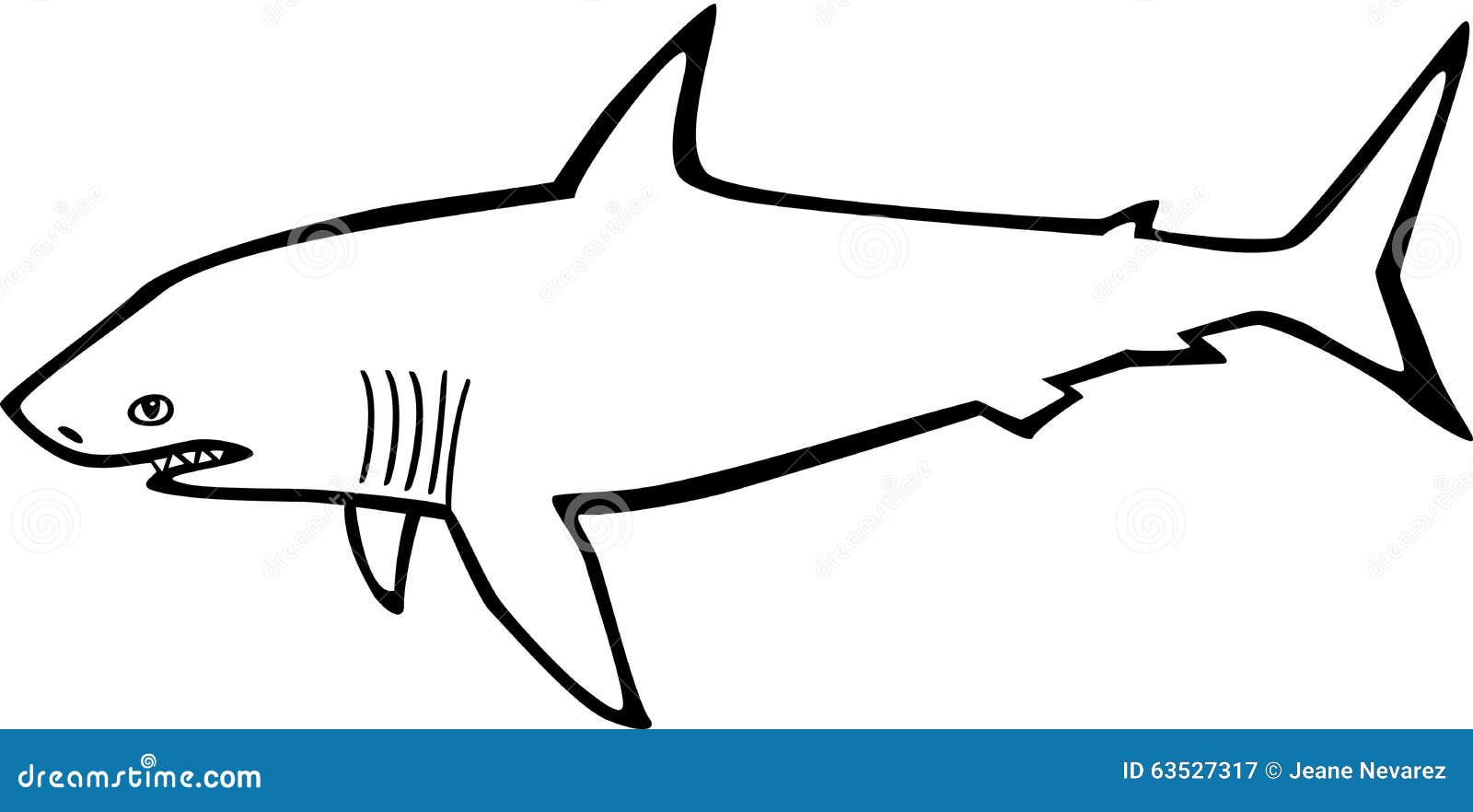 ocean shark coloring pages - photo #28
