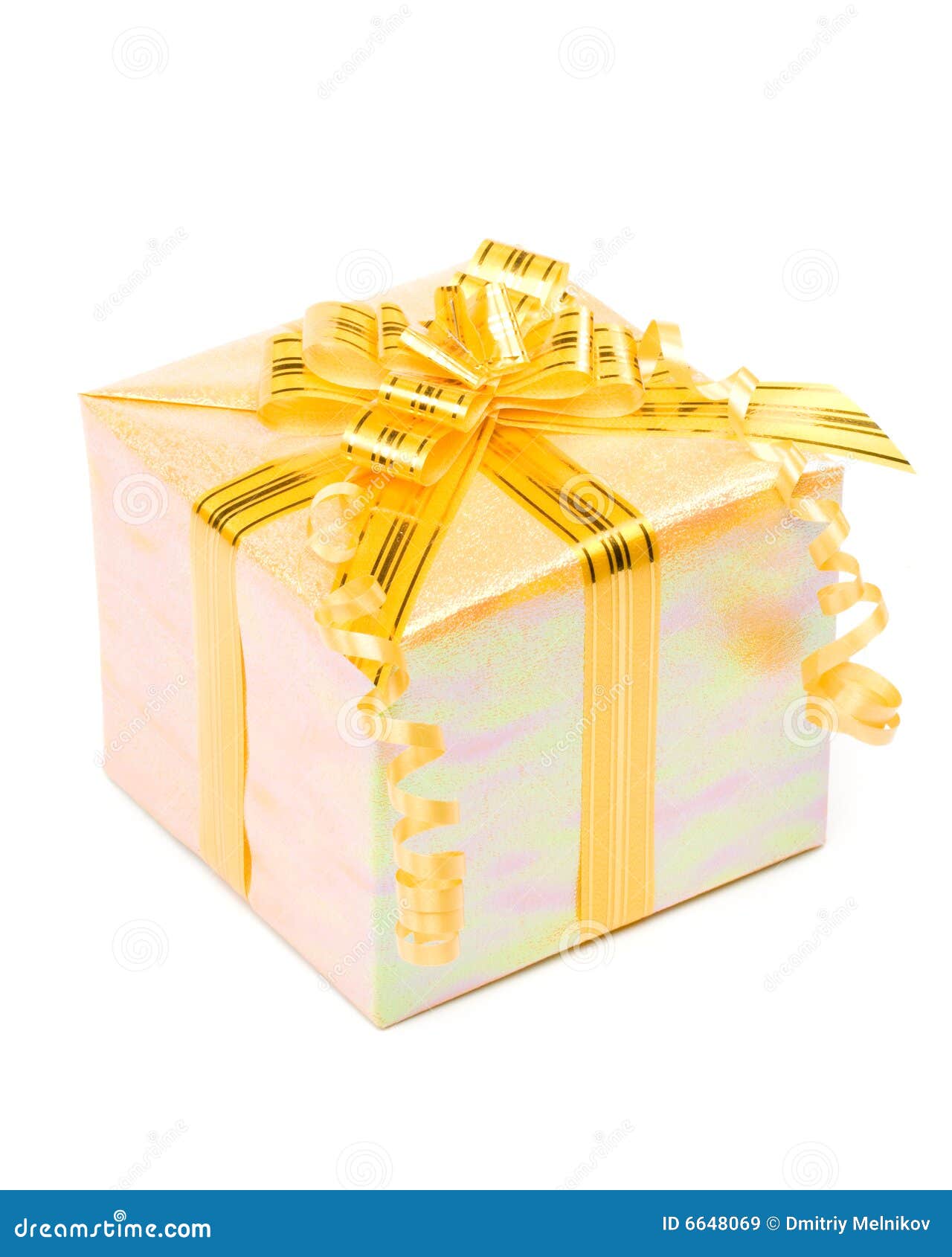 Shiny Gift Box Royalty Free Stock Images Image 6648069