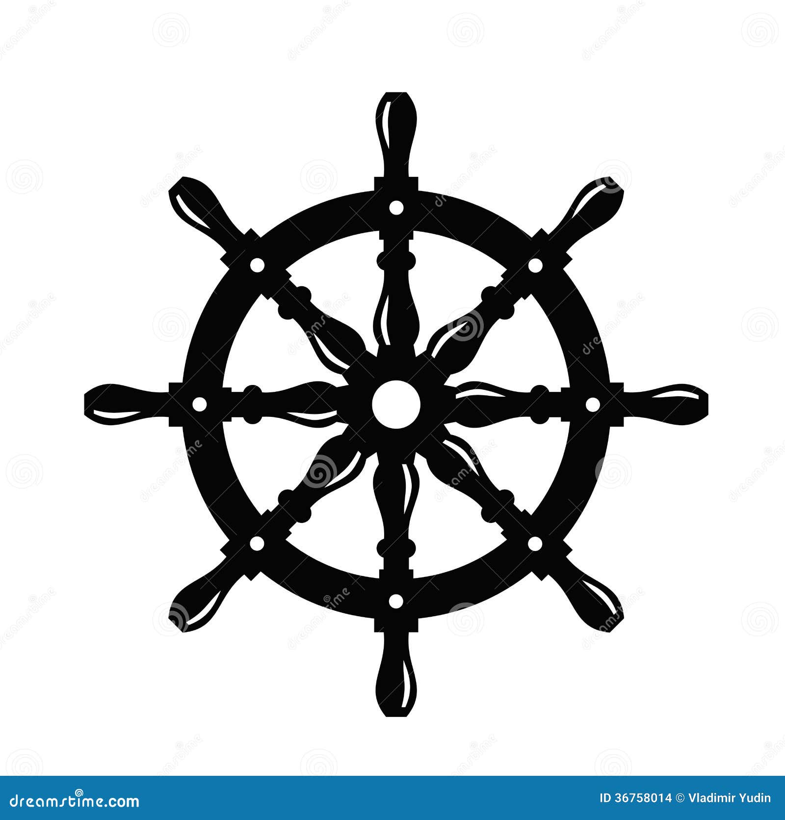 Ship Steering Wheel Stock Images Image 36758014