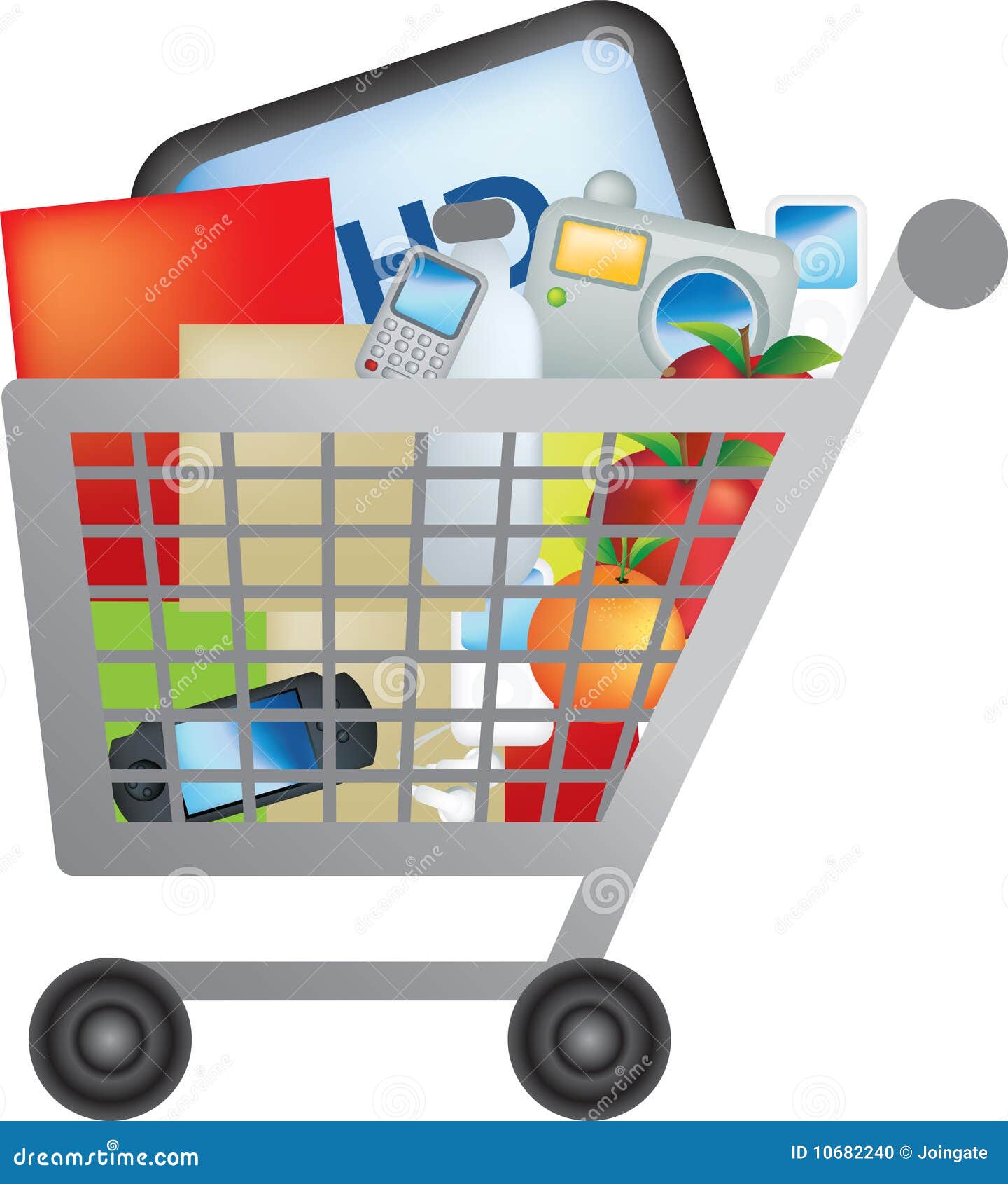 clipart shopping trolley - photo #44