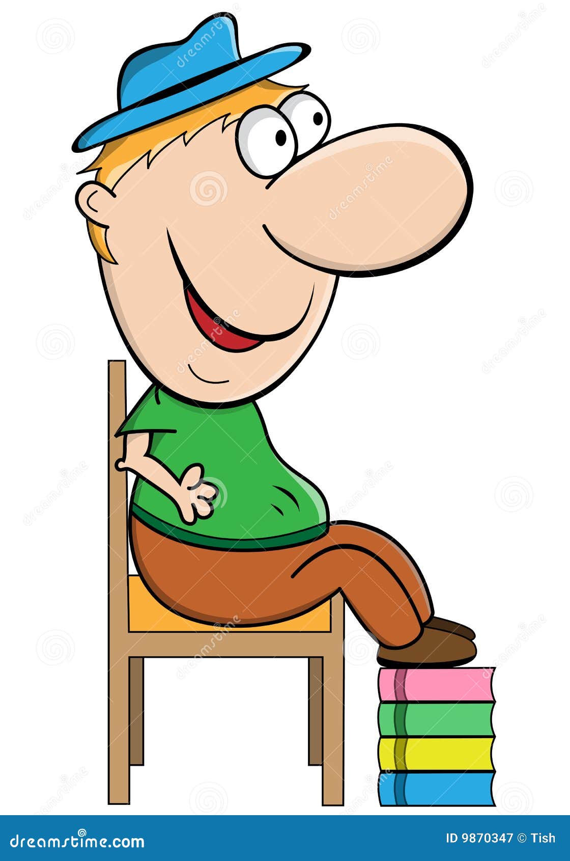 Short Man Cartoon Character Royalty Free Stock Photography - Image: 9870347