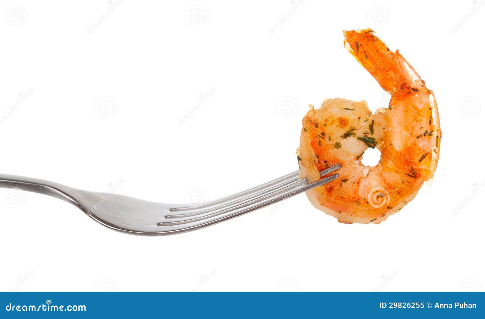 Shrimp Linguine On A Fork Shrimp Linguine On A Fork Royalty Free Stock Photo Image