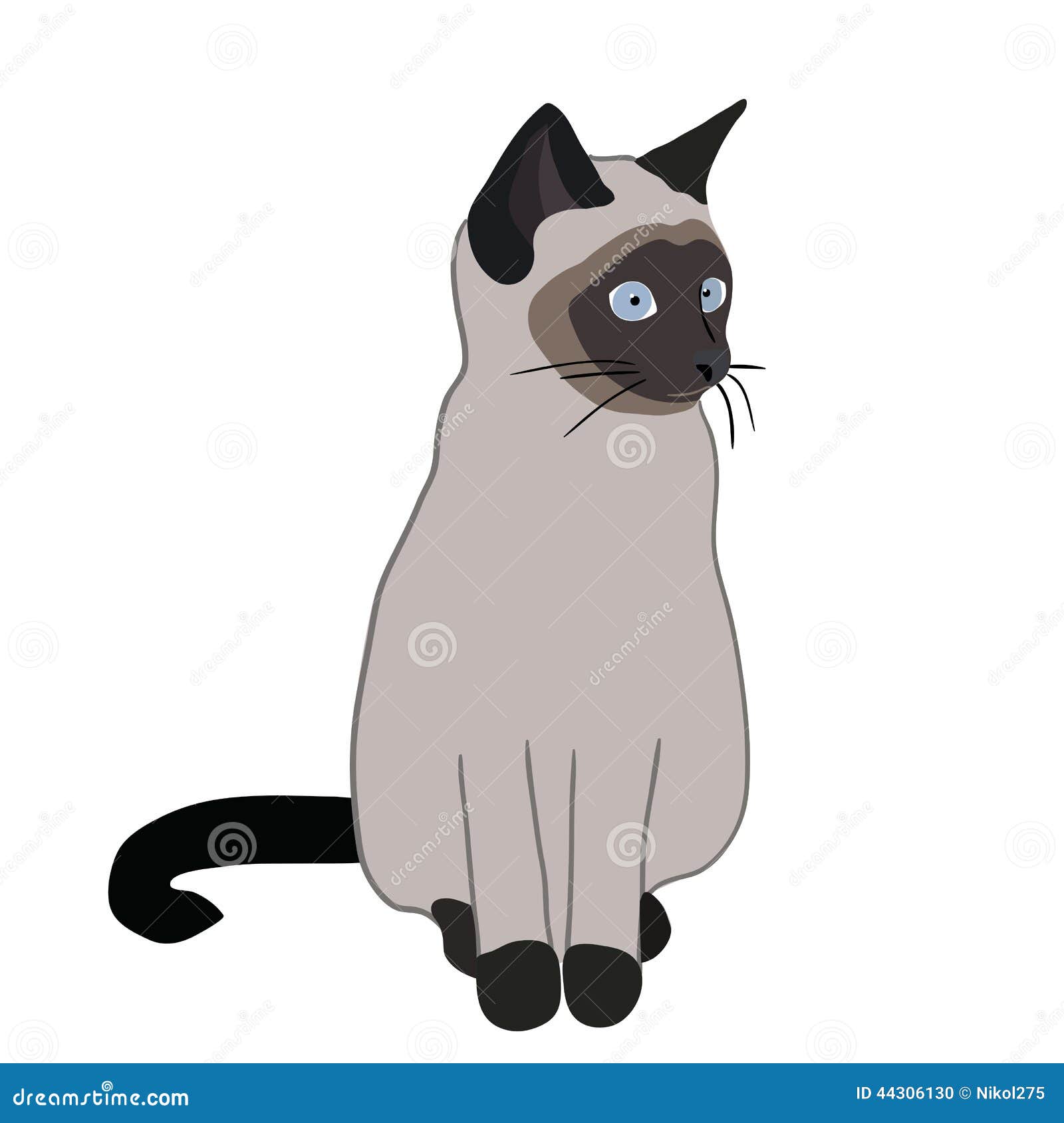 siamese cat clipart - photo #47