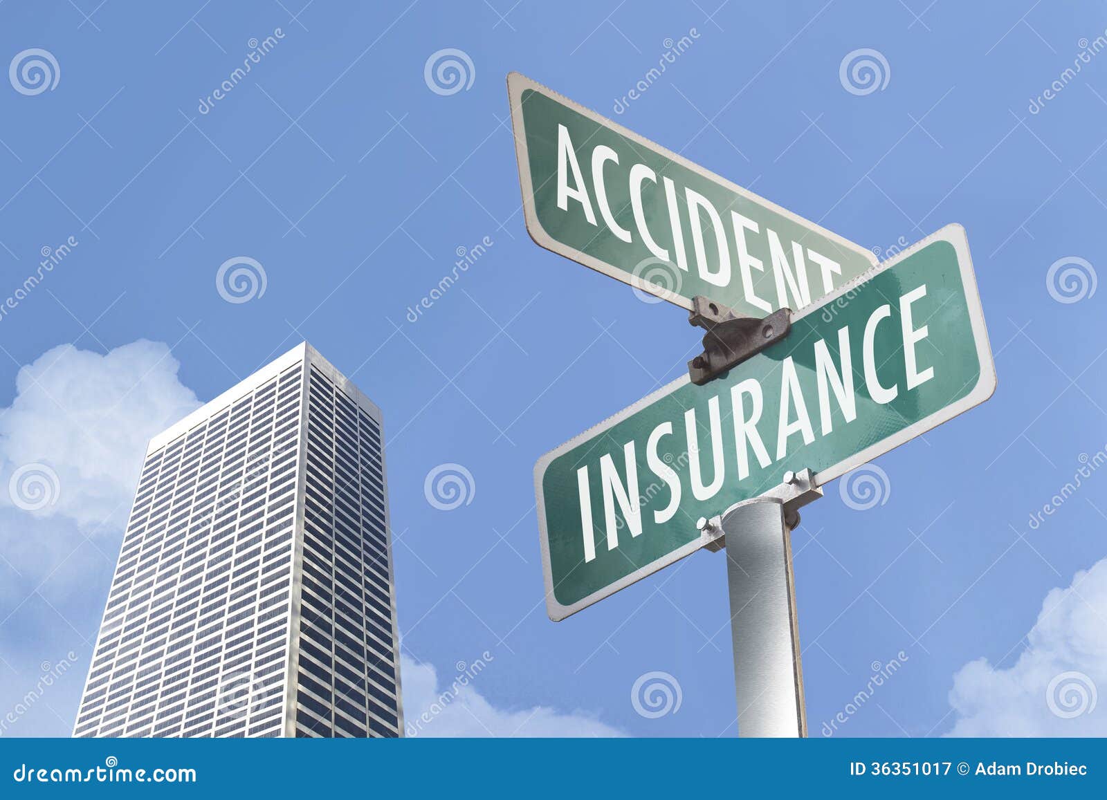 Sign Of Insurance And Accident Royalty Free Stock