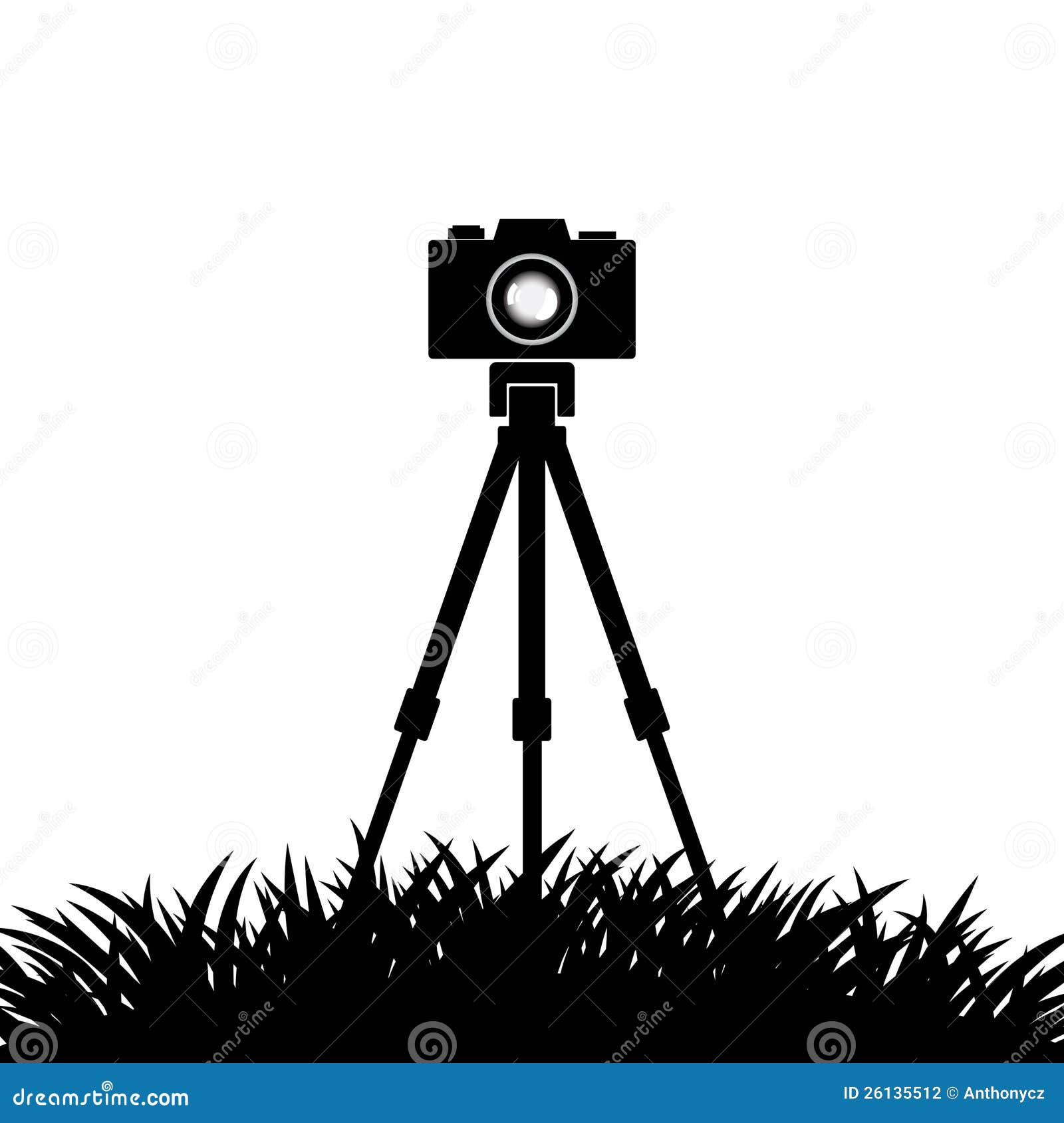 Silhouette Of Camera Stock Photography - Image: 26135512