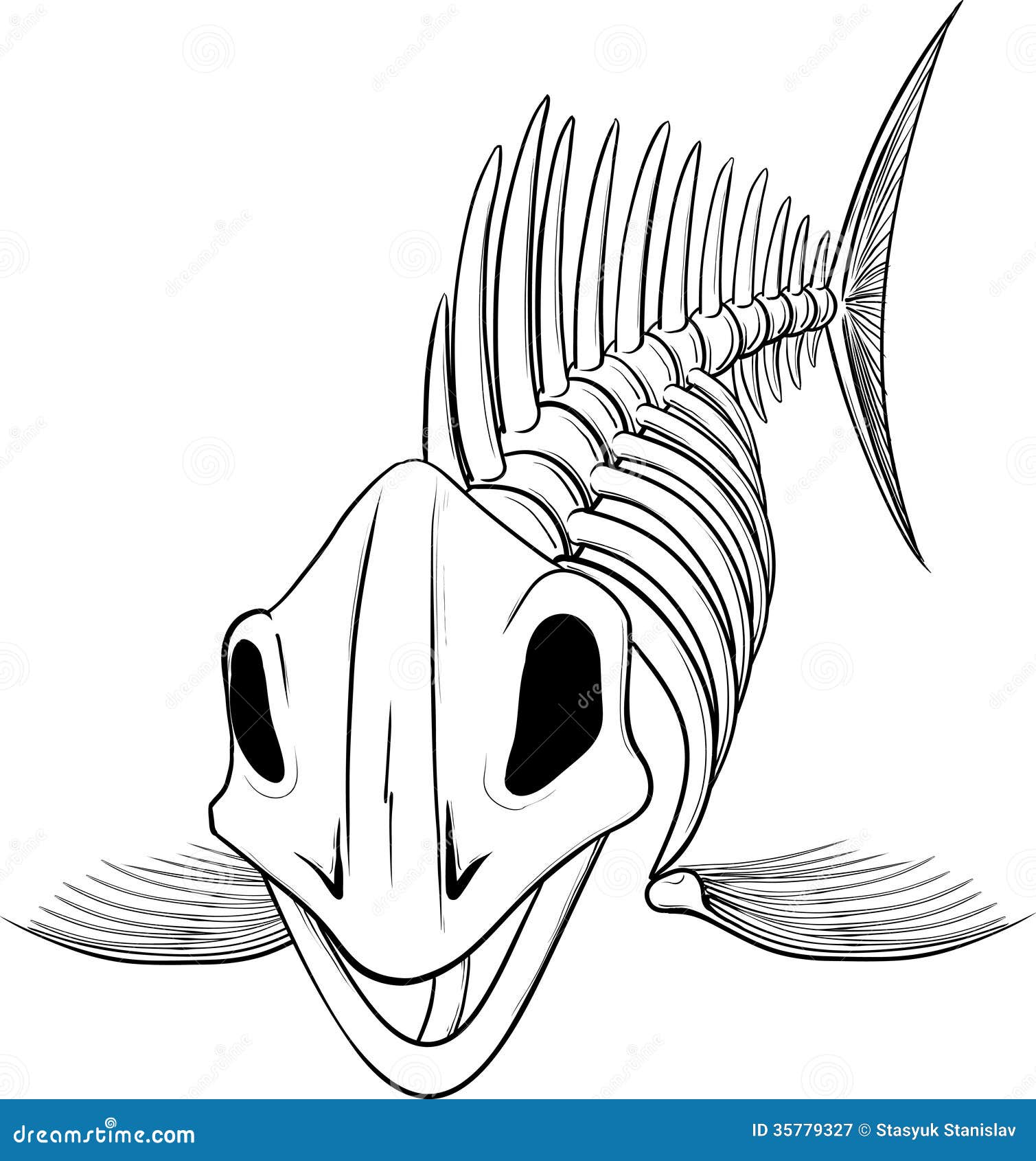clip art fish skeleton - photo #23