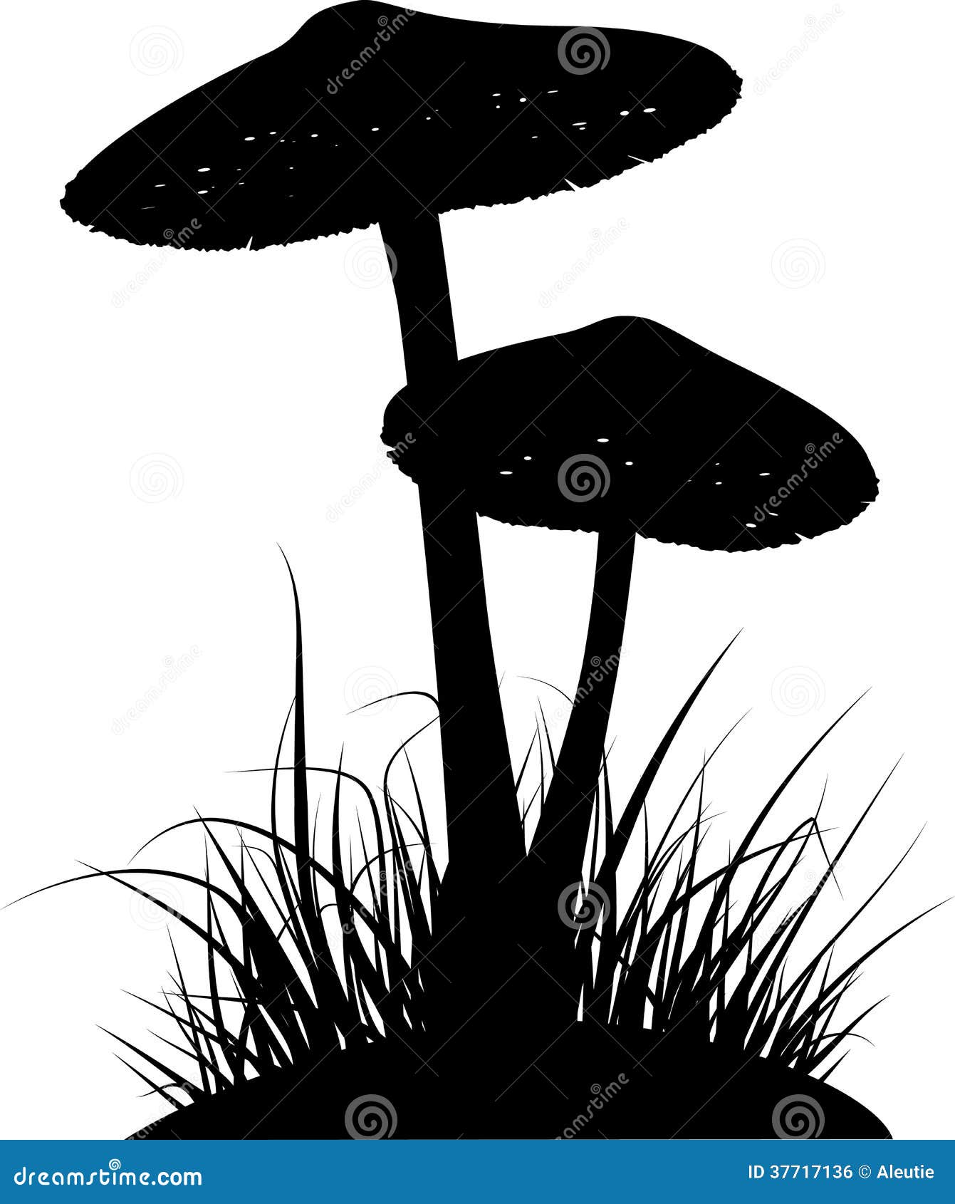 mushroom silhouette clip art - photo #16