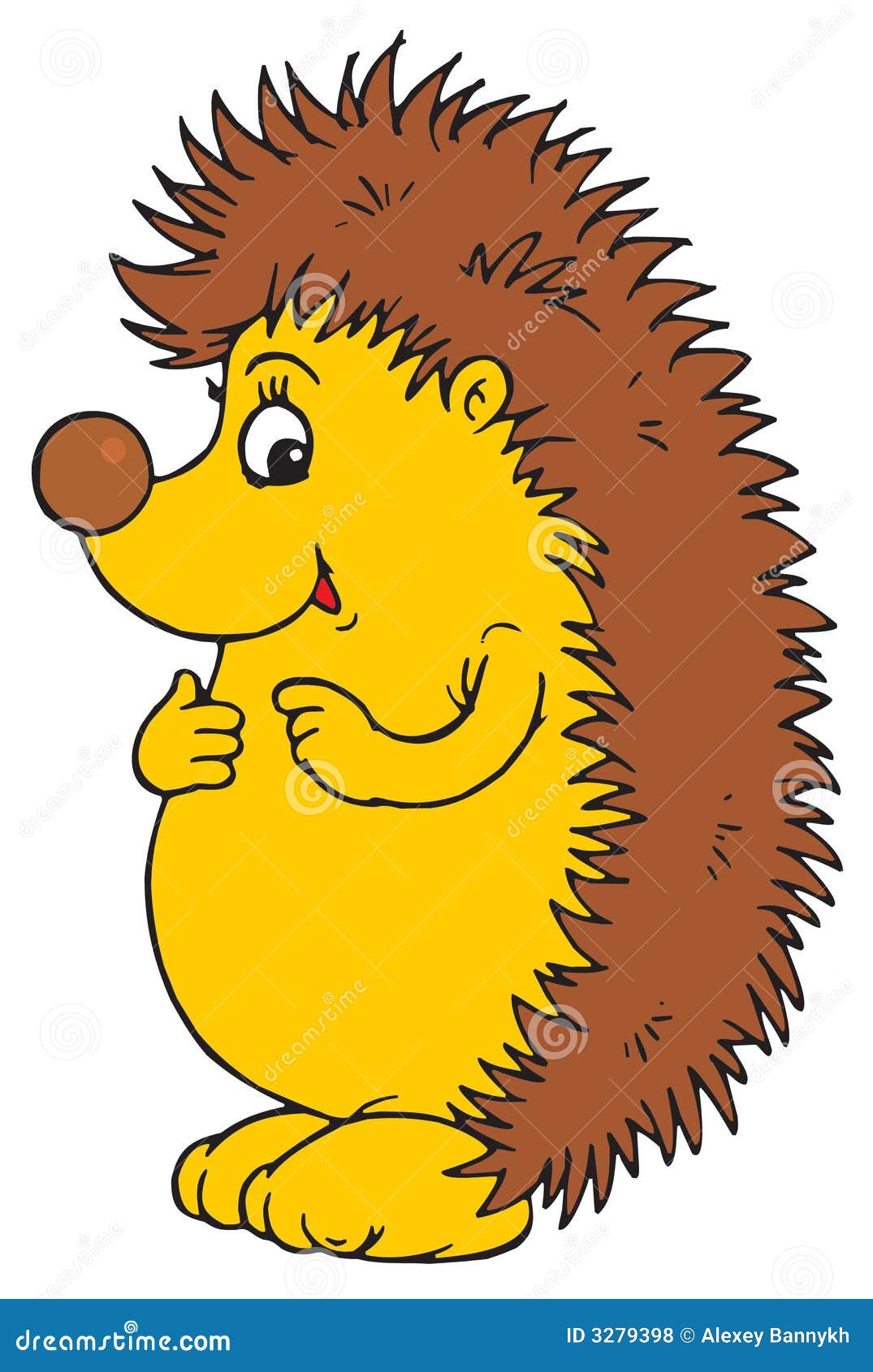 hedgehog clipart outline - photo #47