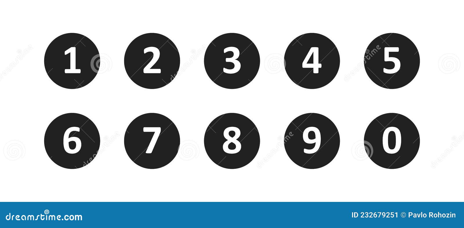 Цифры в кружочках для распечатки от 1 до 30