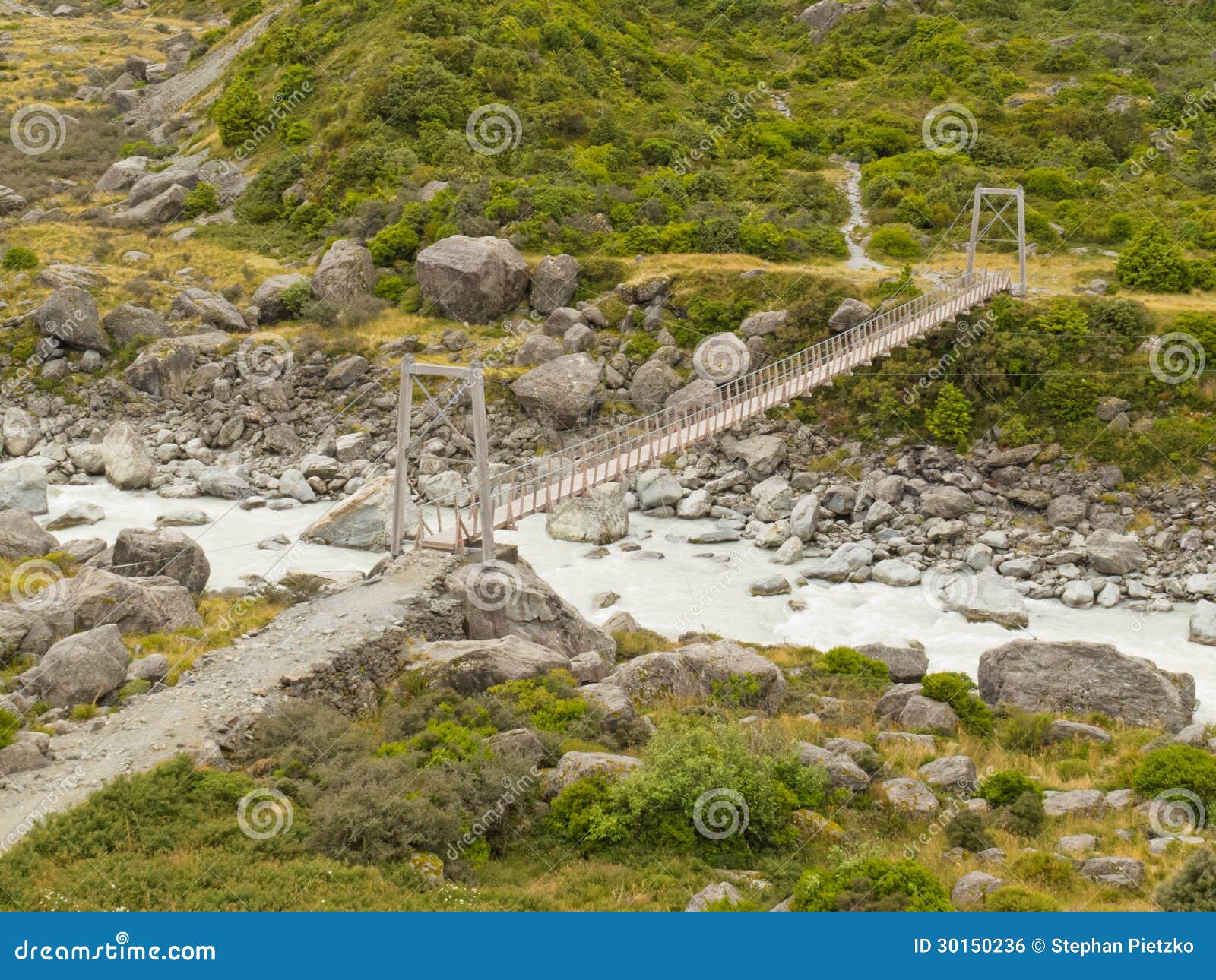 Swing Bridge South Island New Zealand Swing Bridge South Island New Zealand