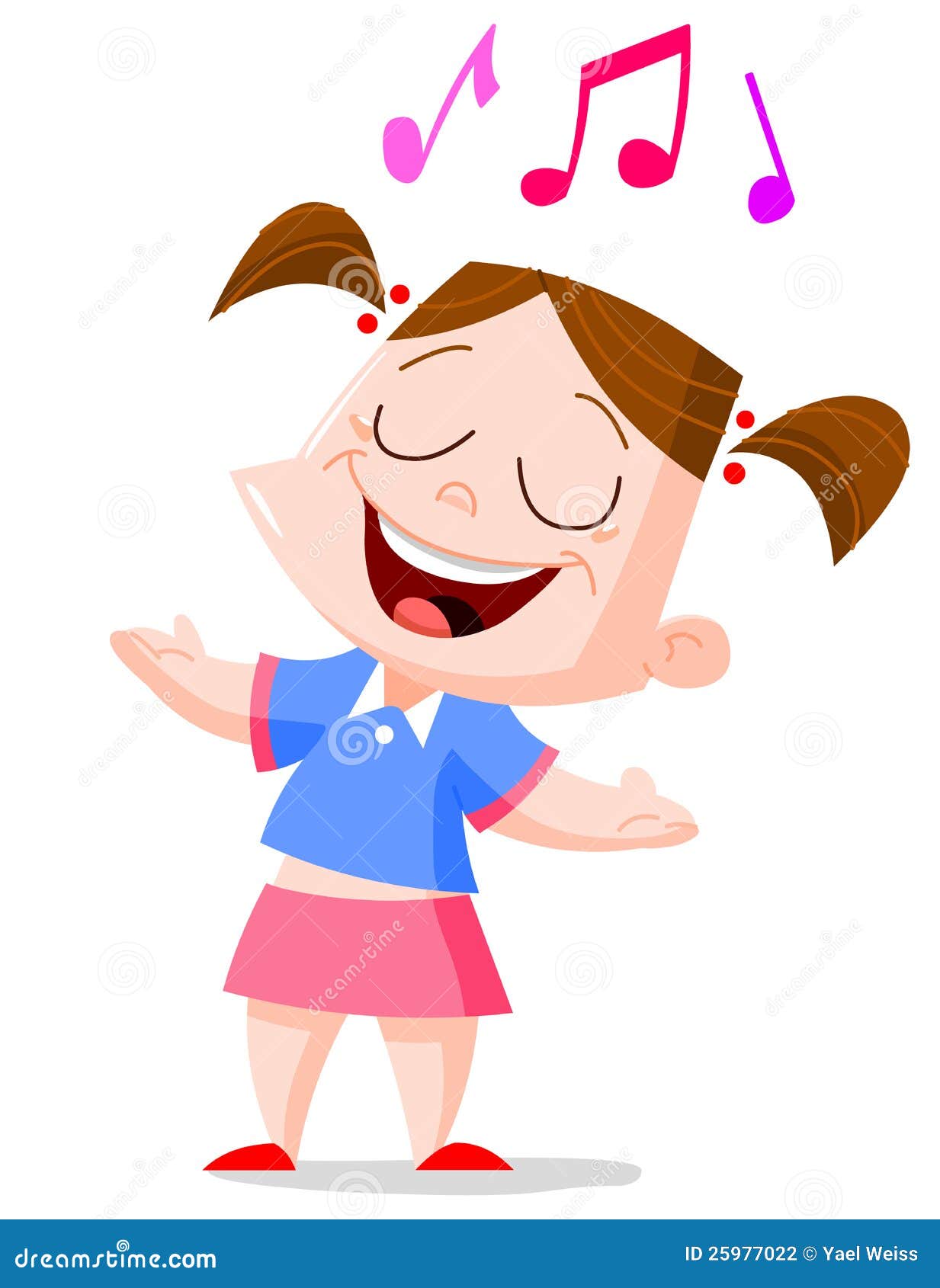 free clipart of girl singing - photo #17