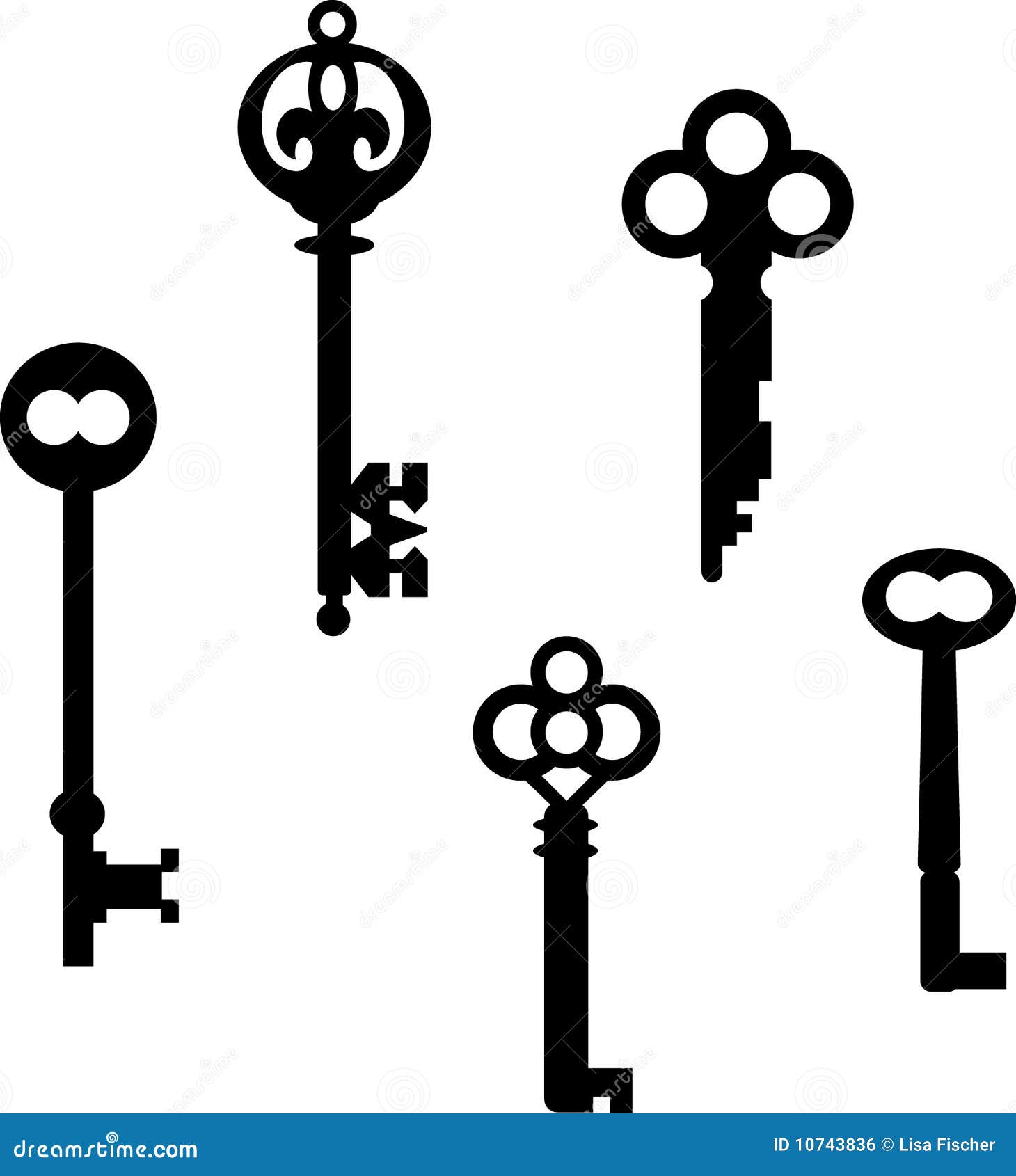 set of keys clipart - photo #22