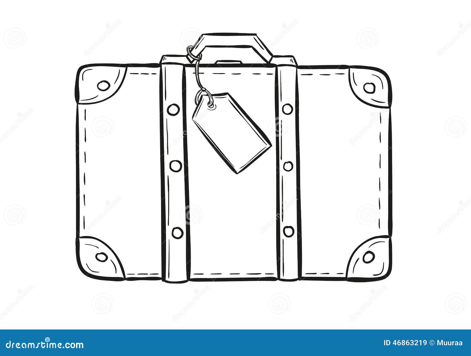 sketch of the suitcase stock vector image 46863219 mr christmas collection