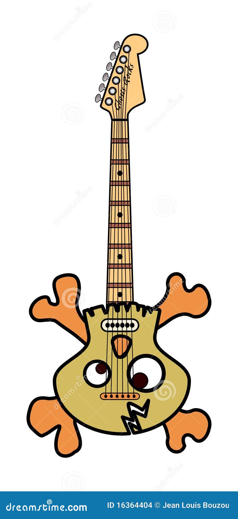 Skull Electric Guitar