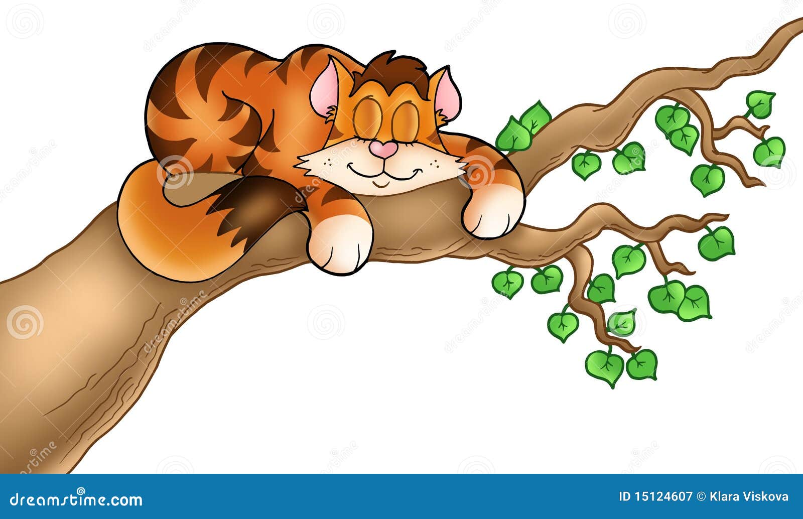 clipart cat in tree - photo #26