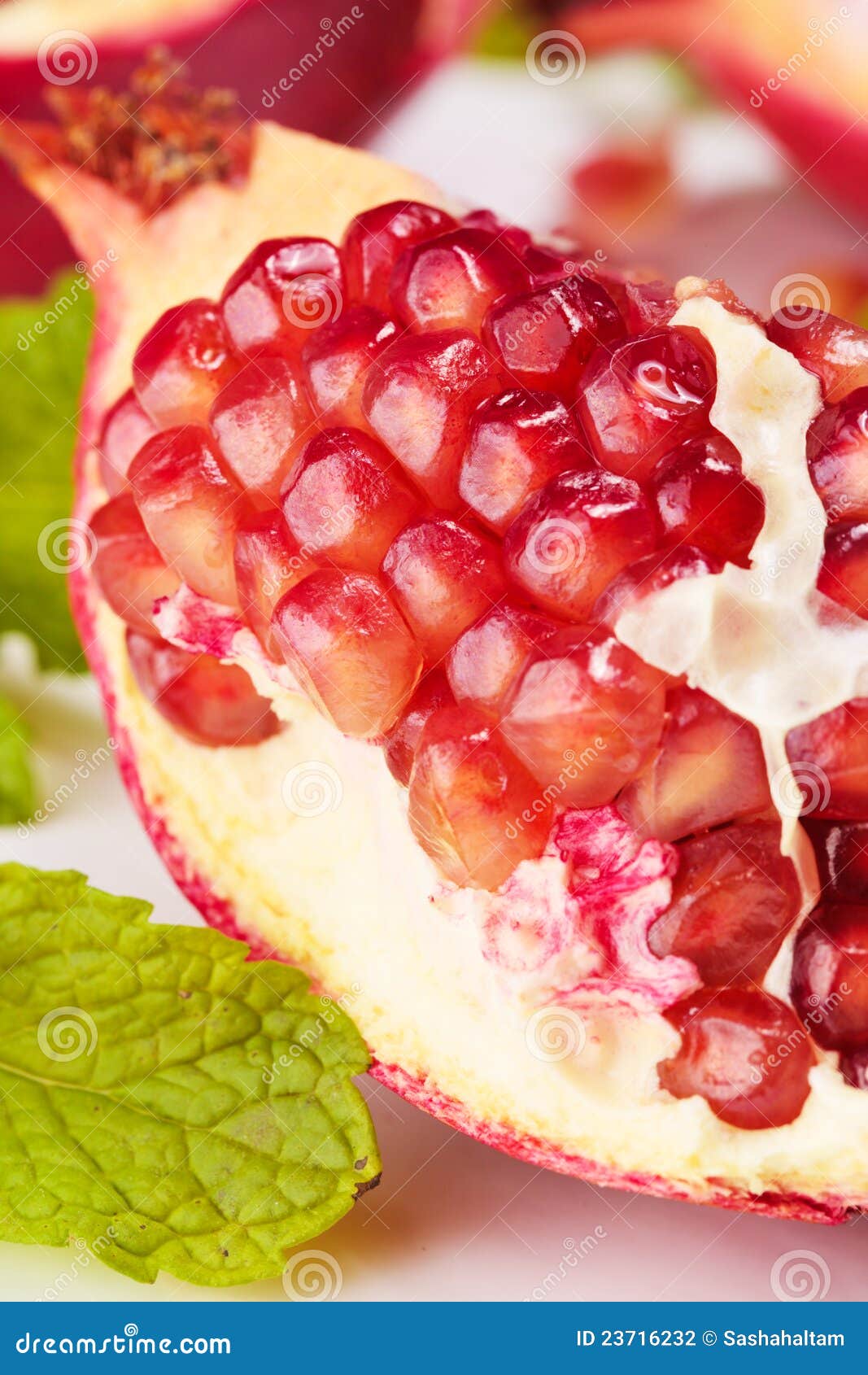Slice Of Pomegranate Stock Photography - Image: 23716232
