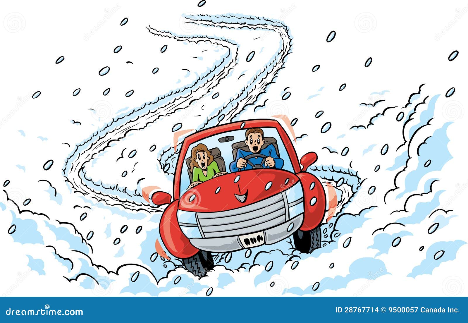 clipart driving in snow - photo #3